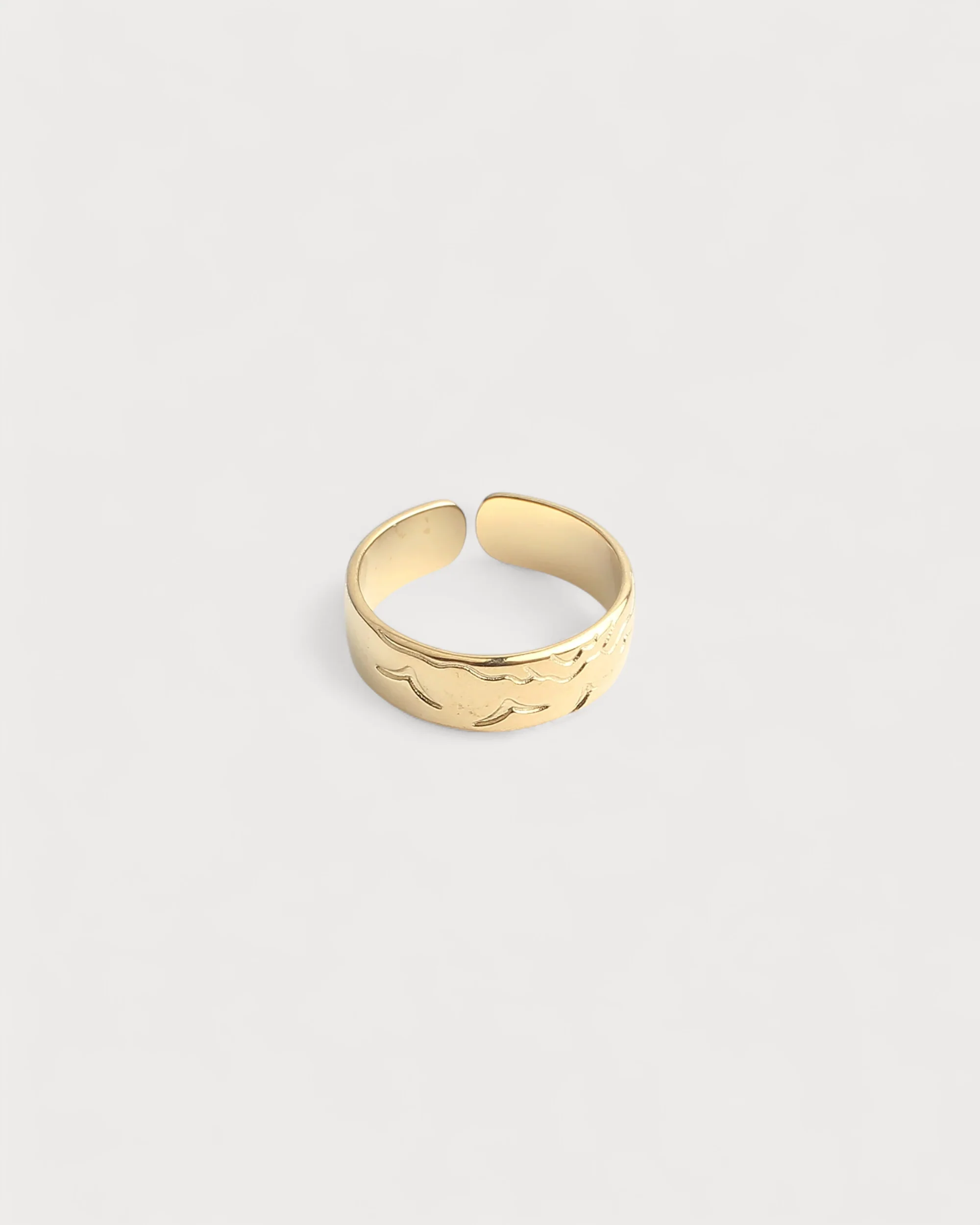 Hirundo - Bague - Acier inoxydable - Ajustable
