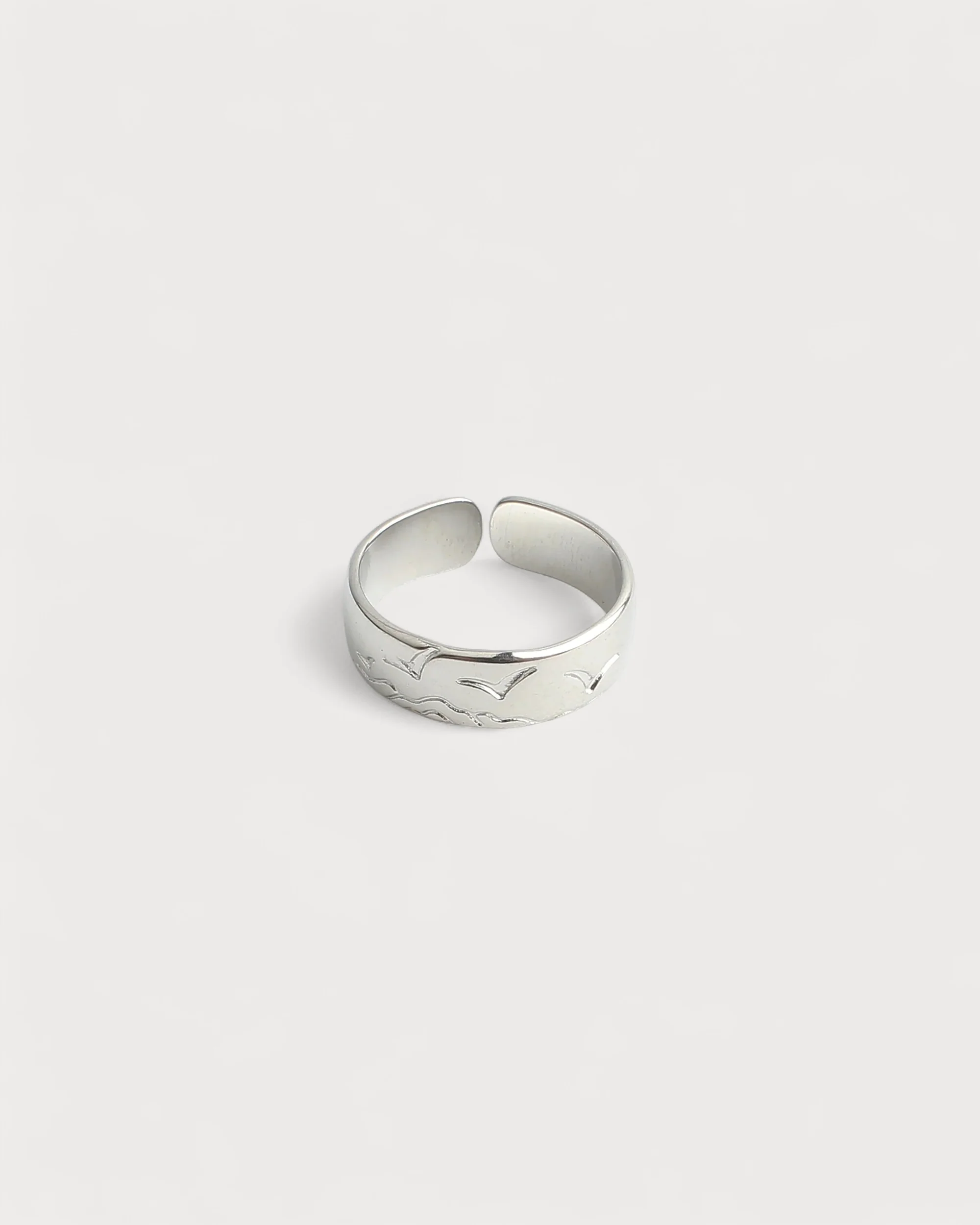 Hirundo - Bague - Acier inoxydable - Ajustable - Image 6
