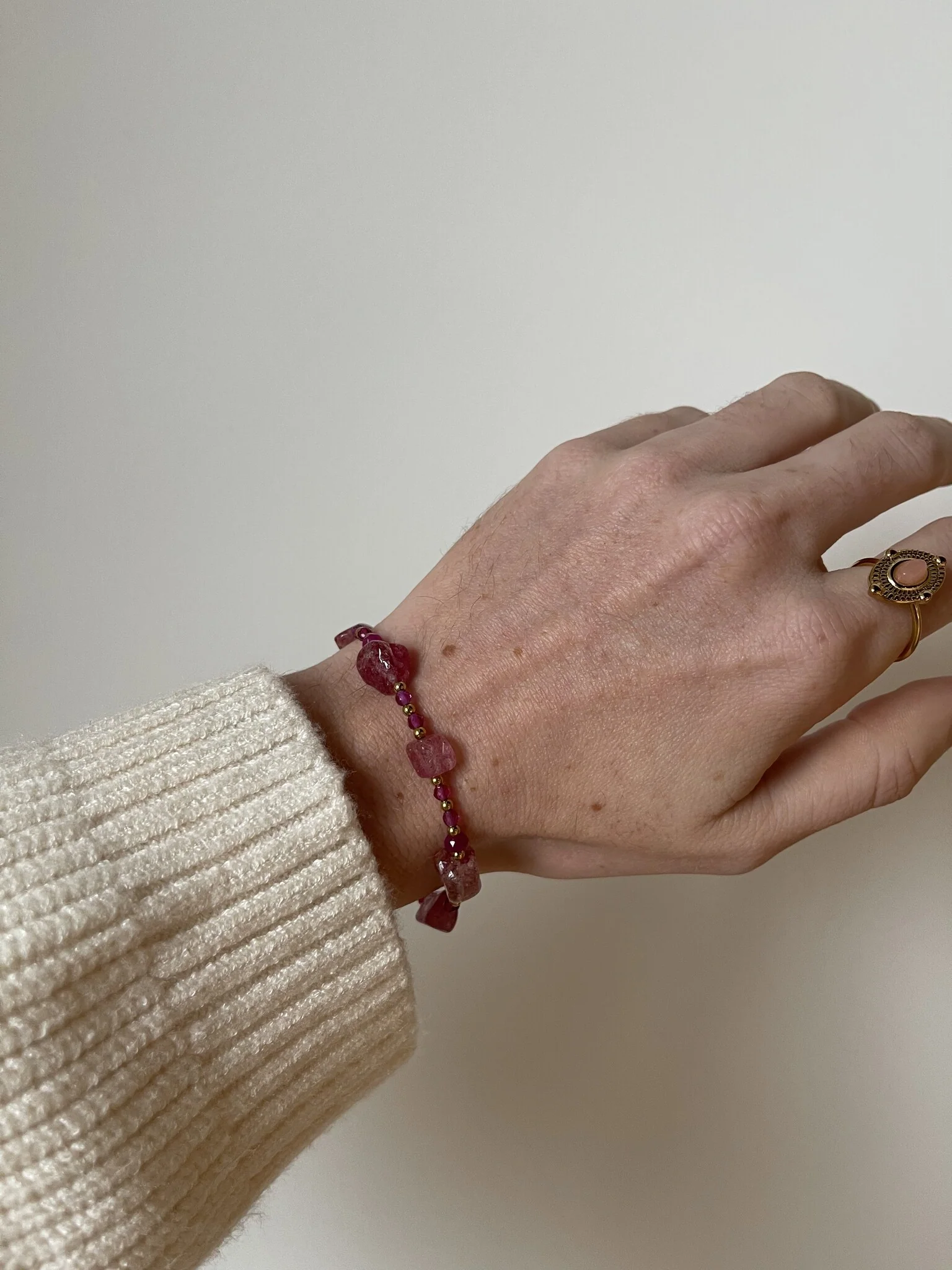 Indy - Bracelet - Pierre naturelle -Acier inoxydable - Image 9