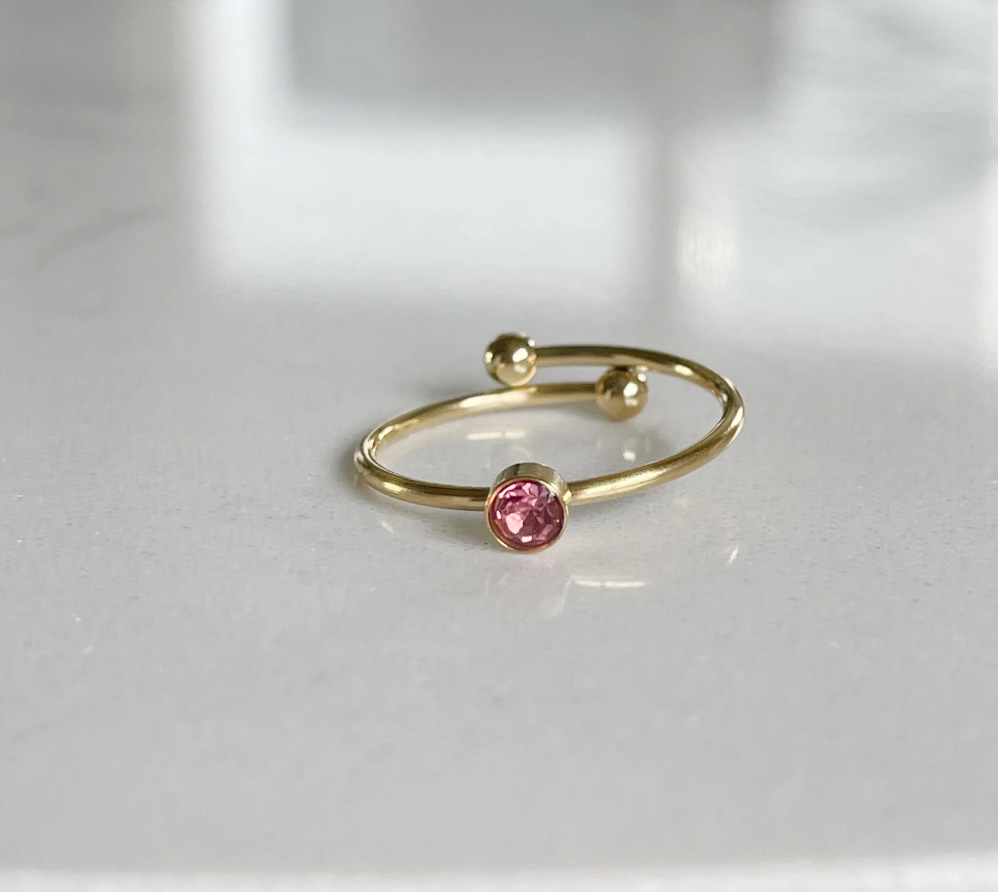 Isabella - Bague - Acier inoxydable - Ajustable - Image 12