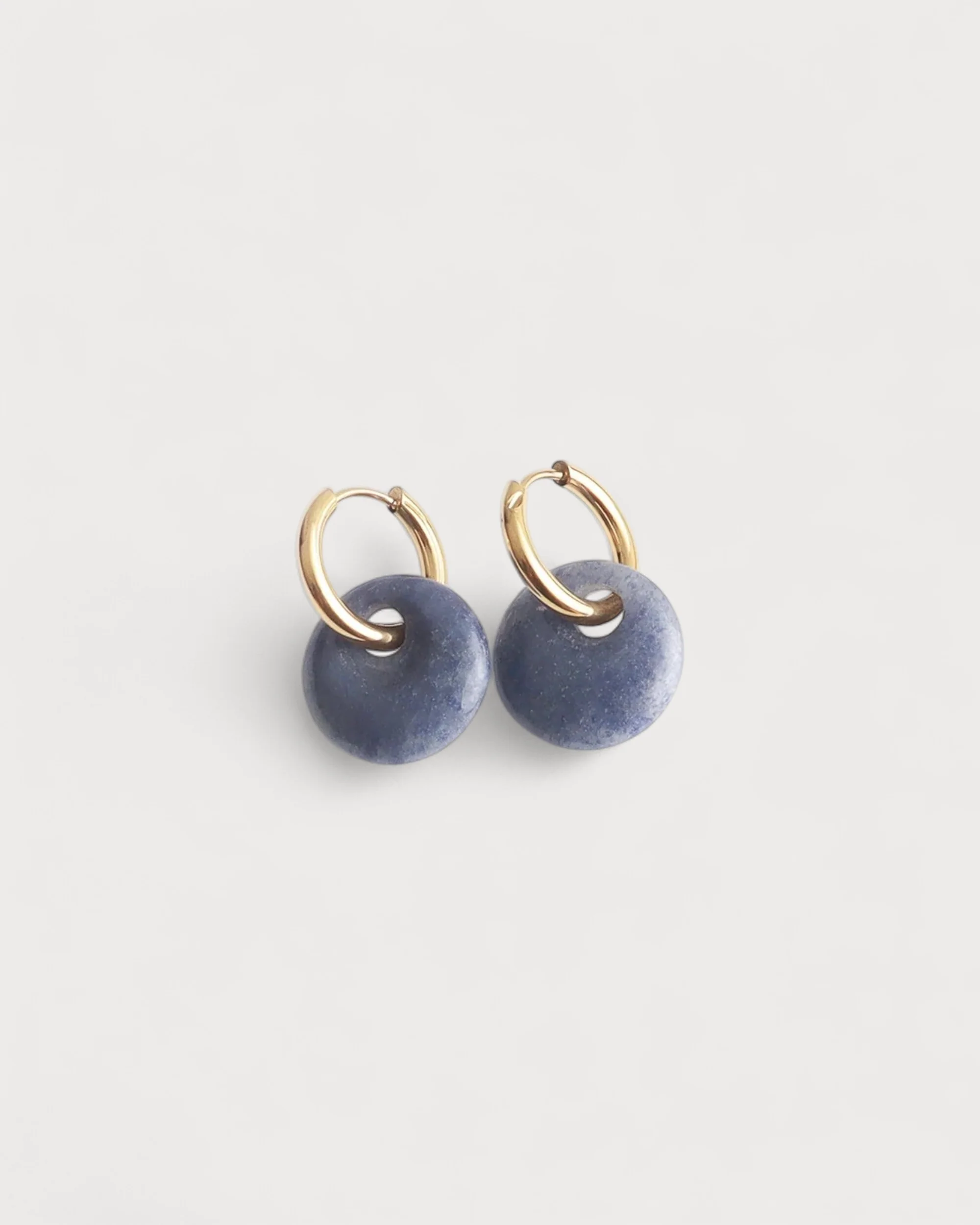 Isadora - Boucles d'oreilles - Pierre naturelle - Acier inoxydable