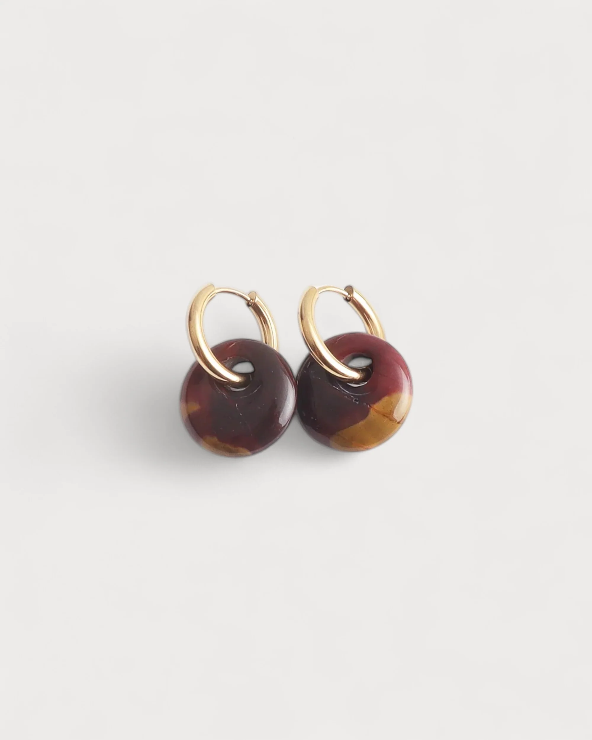 Isadora - Boucles d'oreilles - Pierre naturelle - Acier inoxydable - Image 6