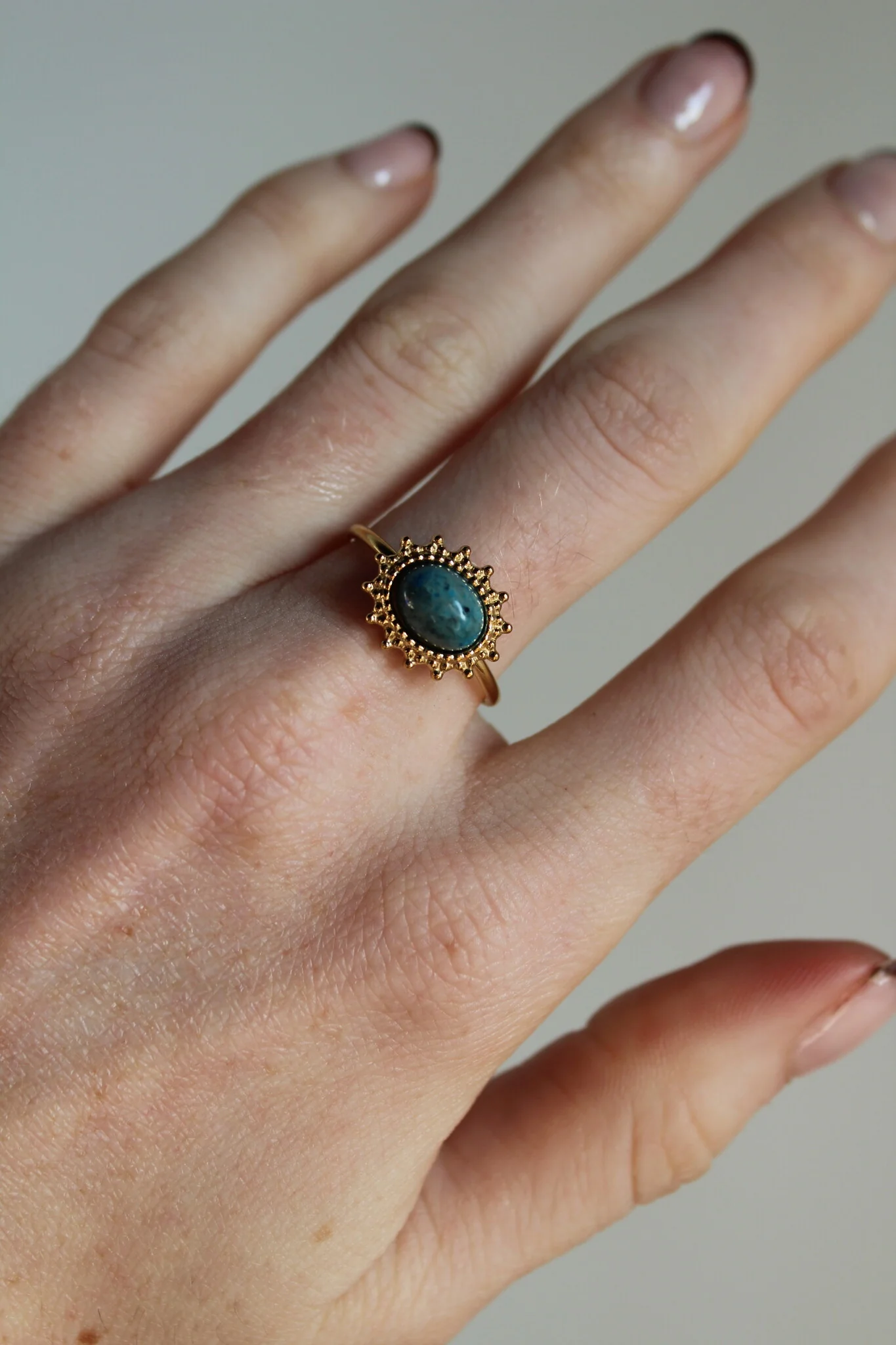 Jolie - Bague - Pierre naturelle - Acier inoxydable - Image 11