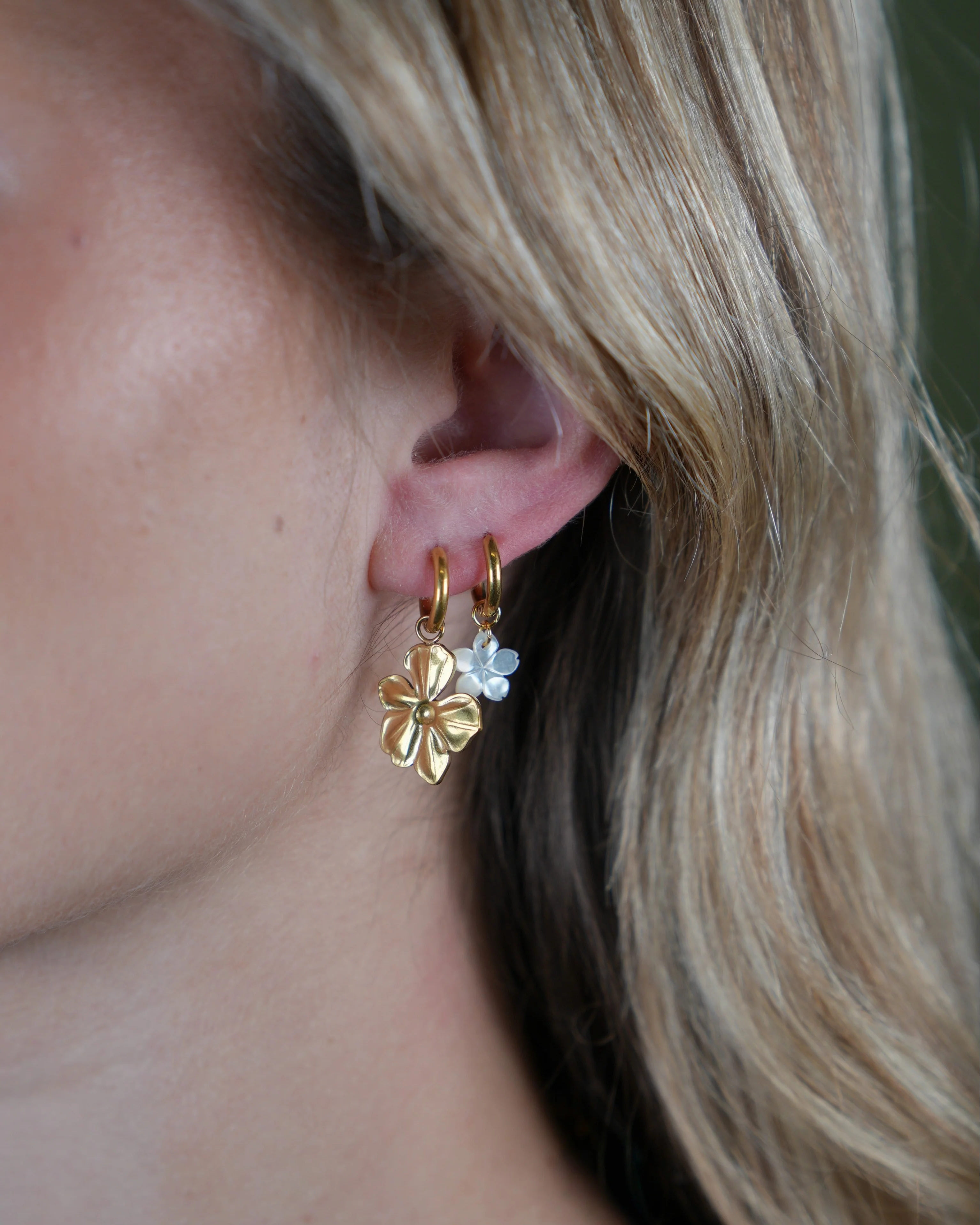 Justina - Boucles d'oreilles - Acier inoxydable - Image 2