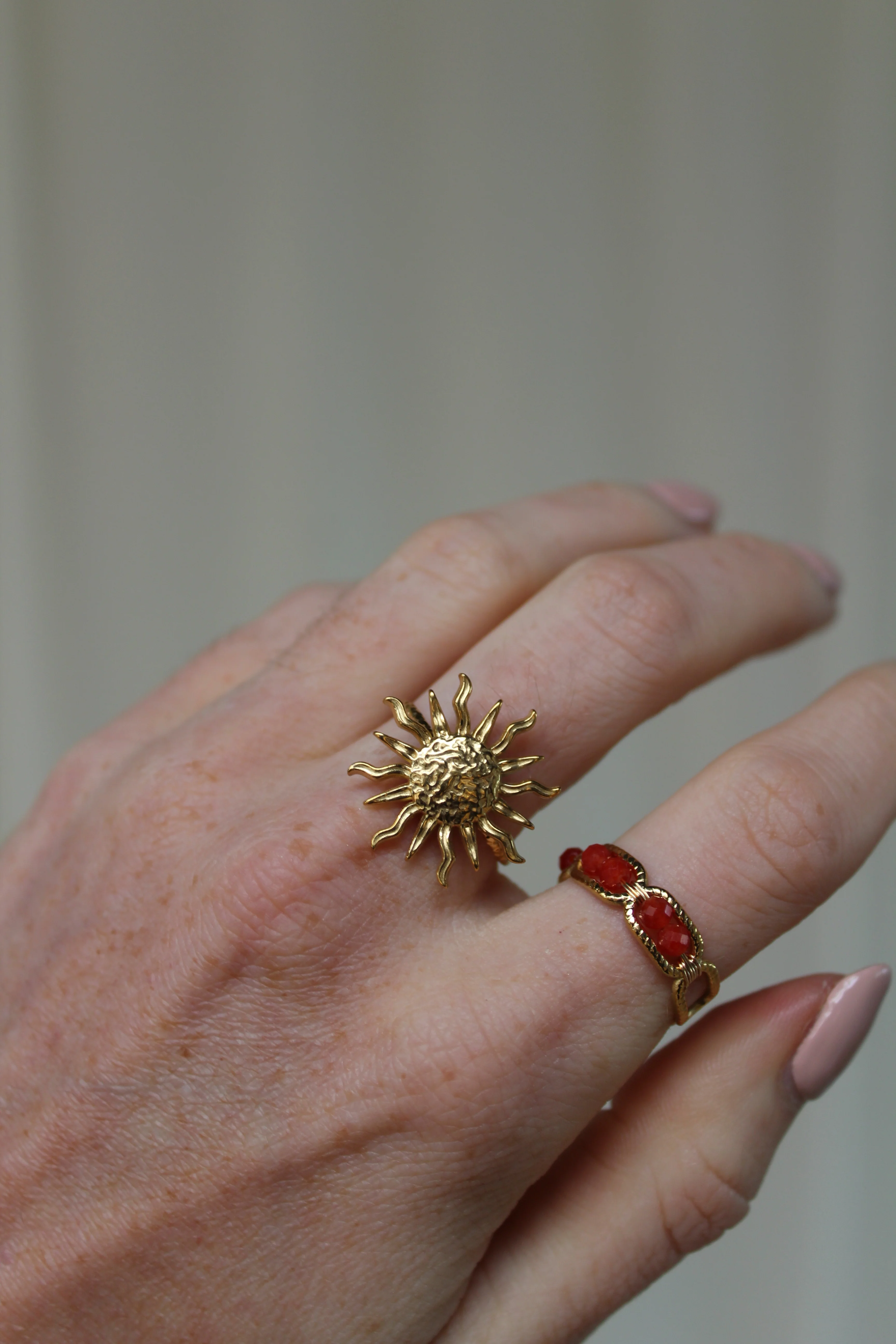 Bente - Bague - Pierre naturelle - Acier inoxydable - Image 14