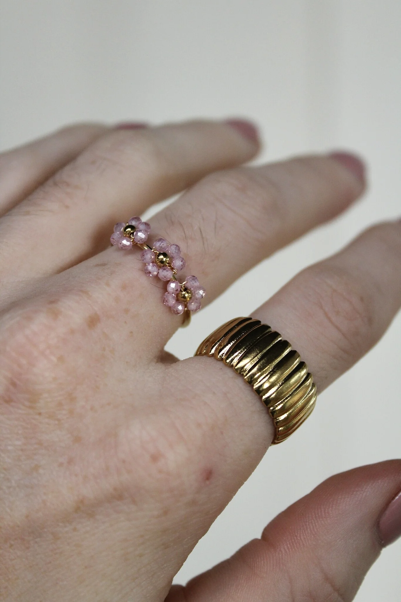 Kimmie - Bague - Acier inoxydable - Ajustable - Image 3