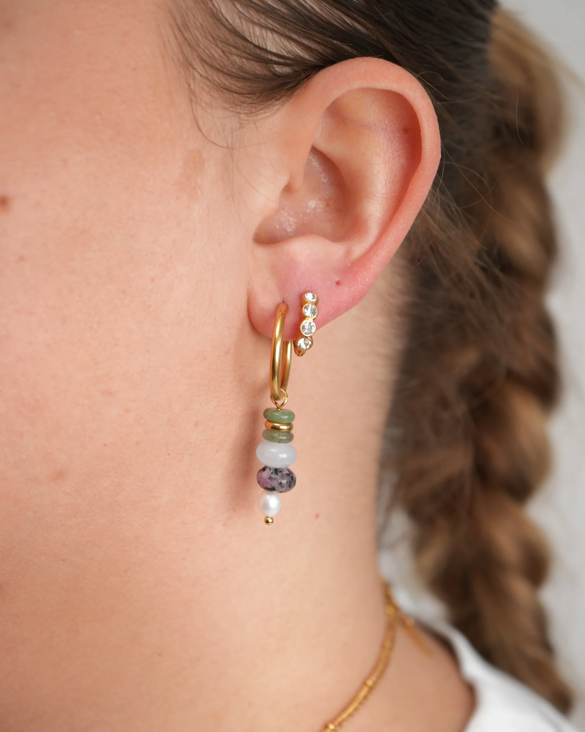 Klaartje - Boucles d'oreilles - Acier inoxydable - Image 9