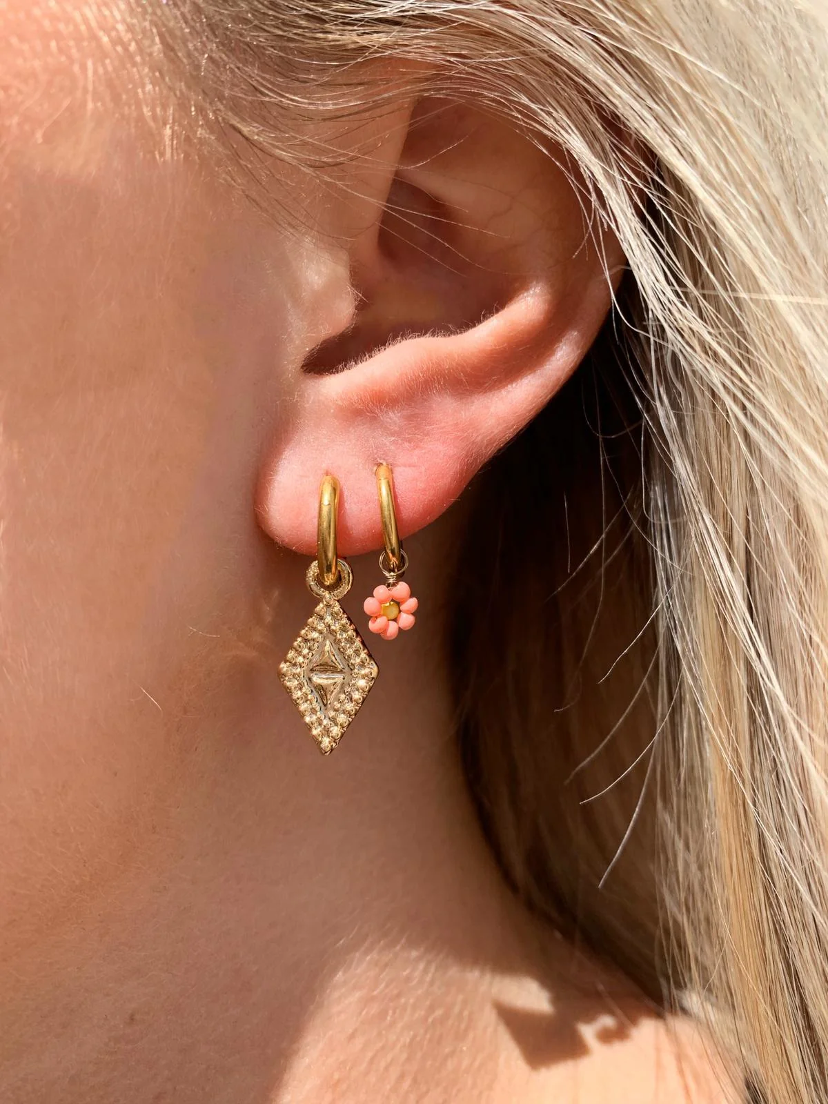 La Vie Est Belle - Boucles d'oreilles - Acier inoxydable - Image 2
