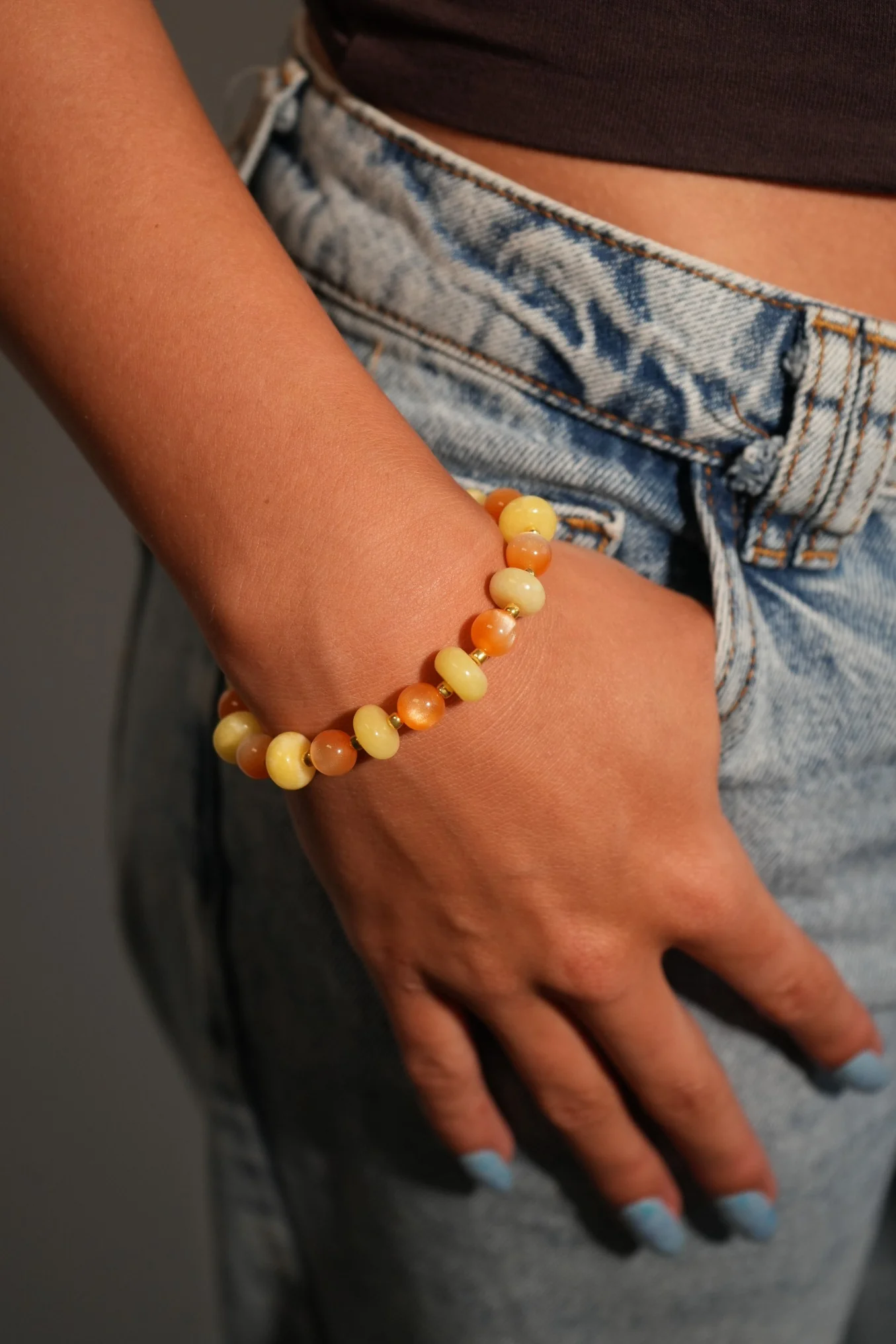Laurel - Bracelet - Pierre naturelle - Acier inoxydable - Image 11