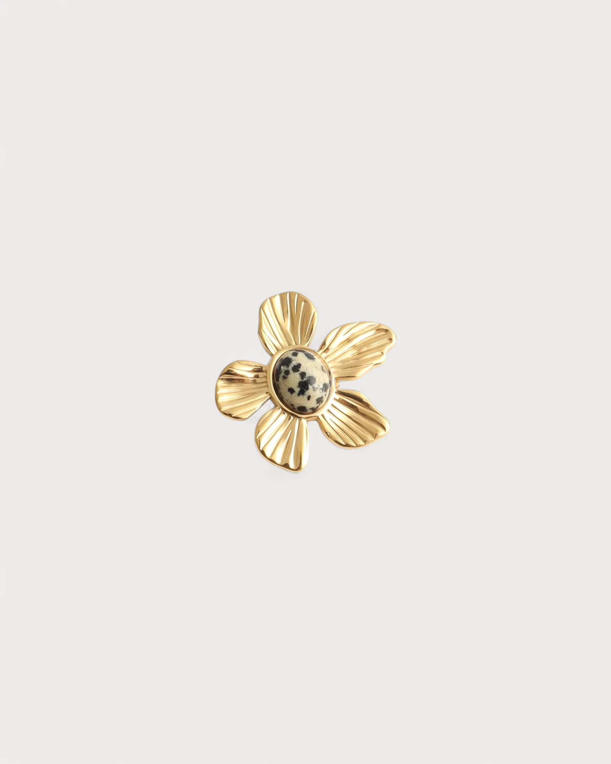 Lauri - Broche - Pierre naturelle - Acier inoxydable - Image 3