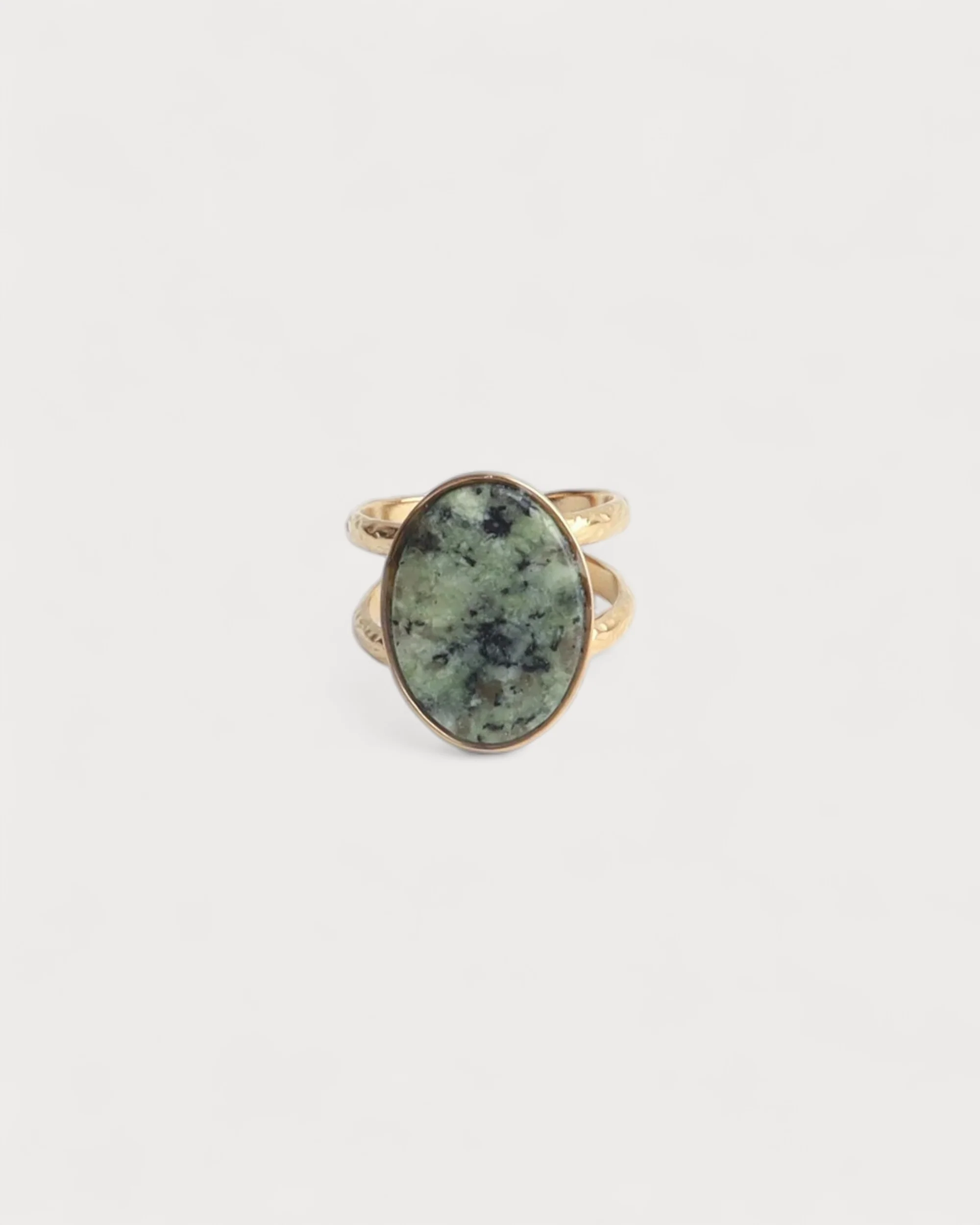 Layla - Bague - Acier inoxydable - Ajustable - Pierre naturelle - Image 14