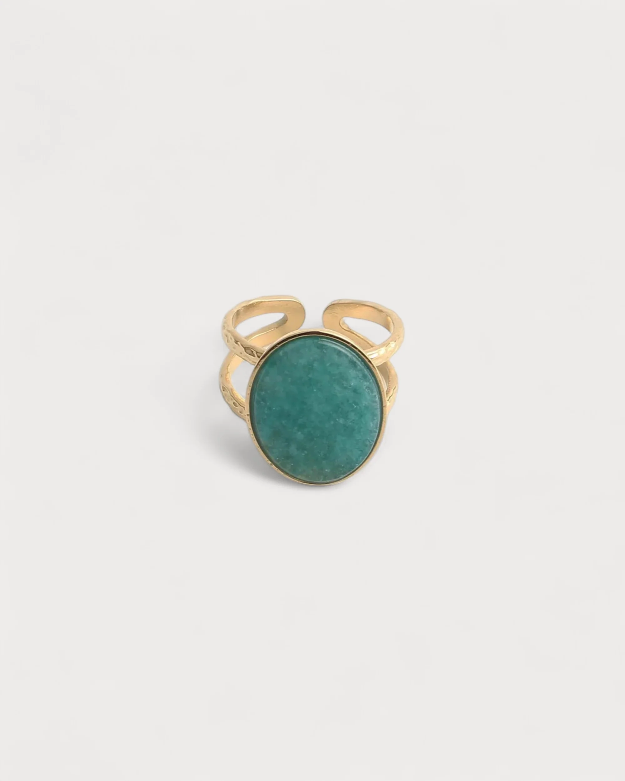 Layla - Bague - Acier inoxydable - Ajustable - Pierre naturelle - Image 18