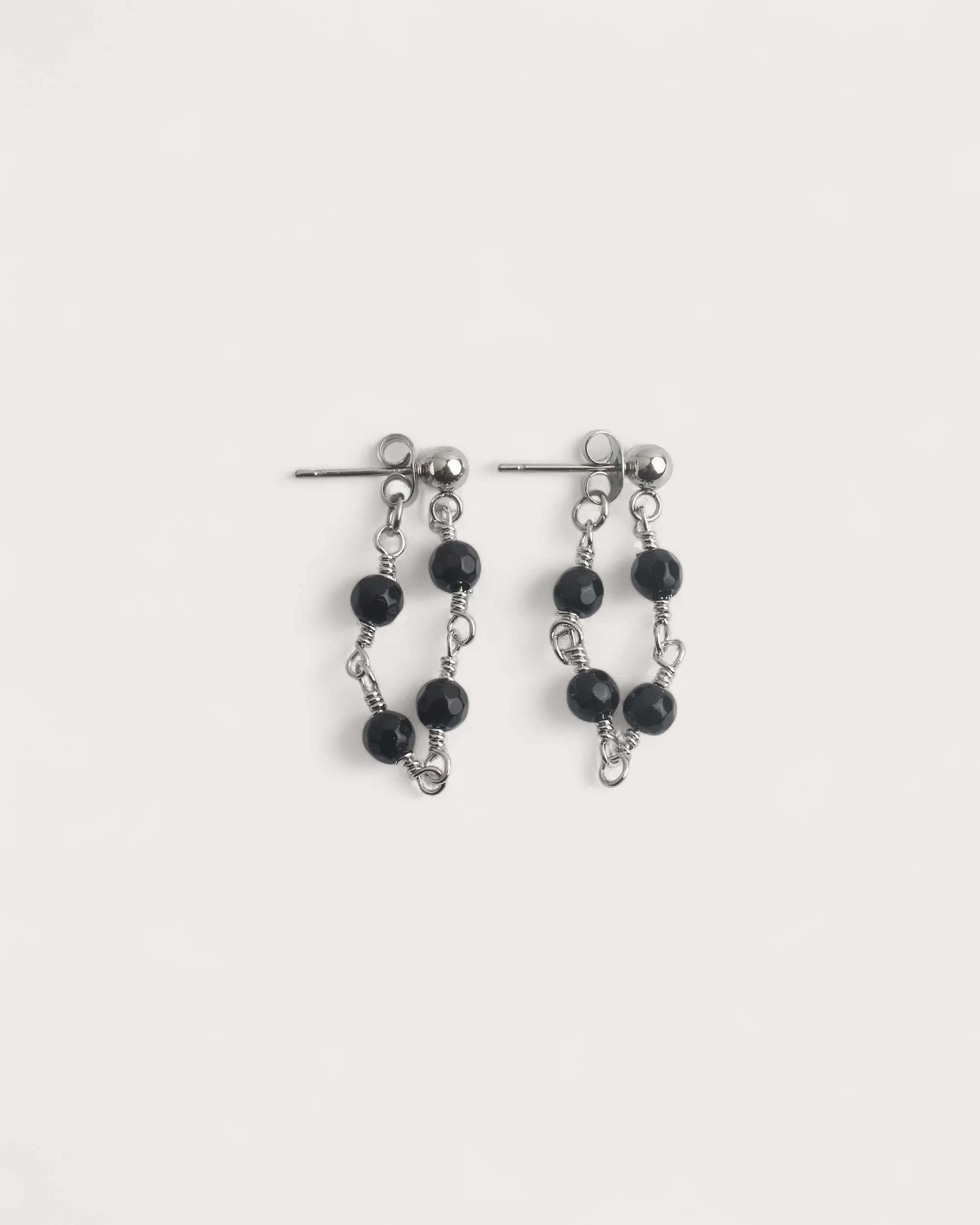 Léa - Boucles d'oreilles - Pierre naturelle - Acier inoxydable - Image 5