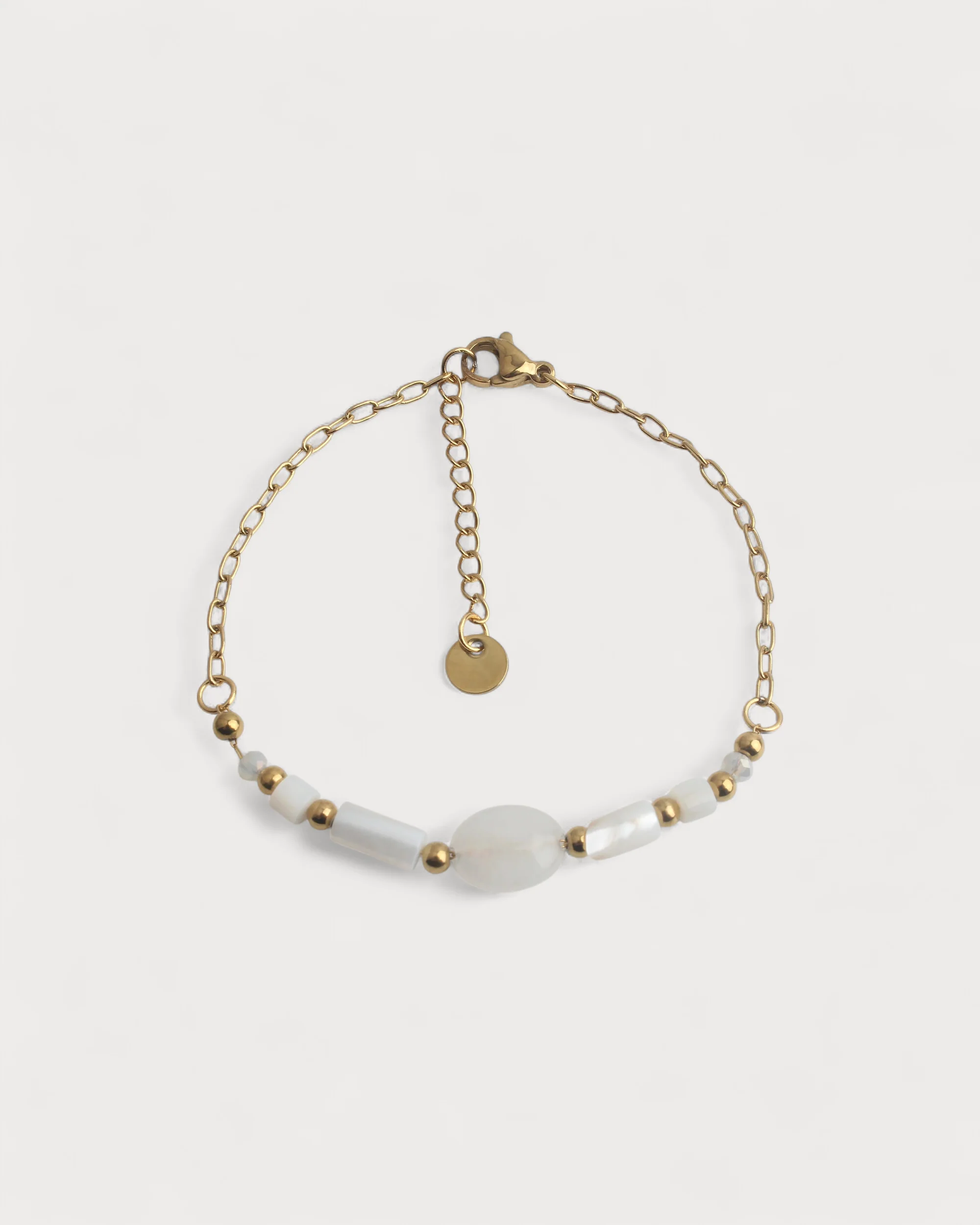 Lemoni - Bracelet - Pierre naturelle - Acier inoxydable