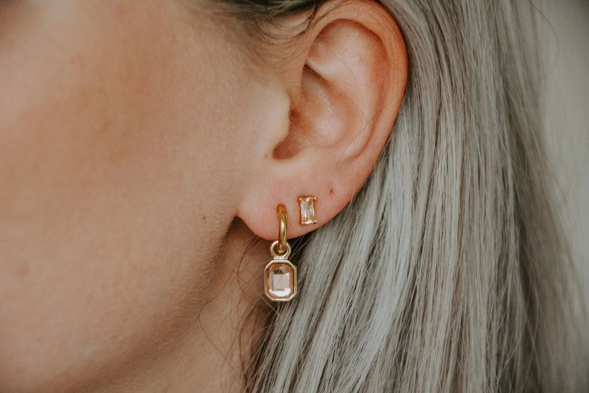 Leonore - Boucles d'oreilles - Acier inoxydable - Image 2