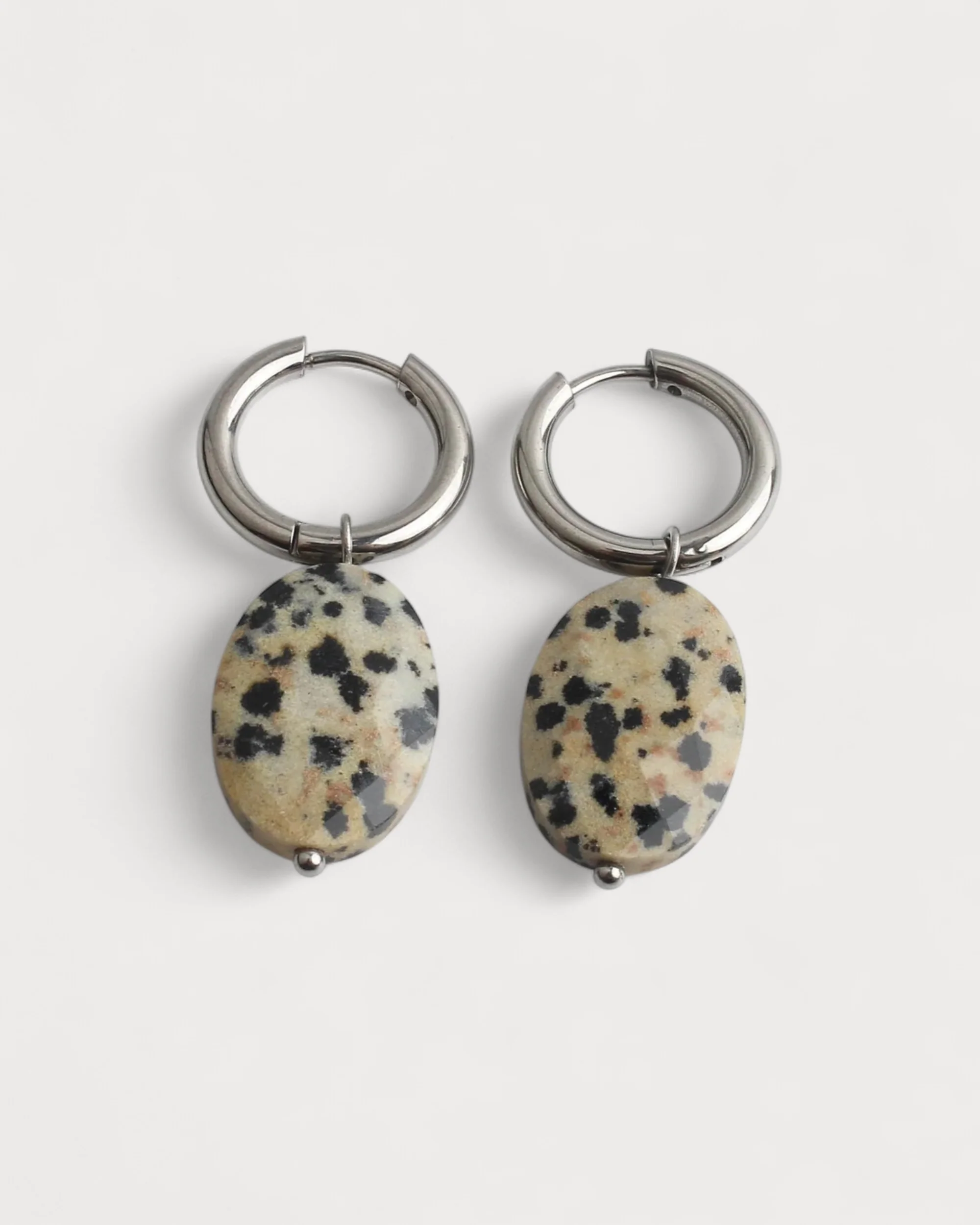 Lieze - Boucles d'oreilles - Pierre naturelle - Acier inoxydable - Image 5