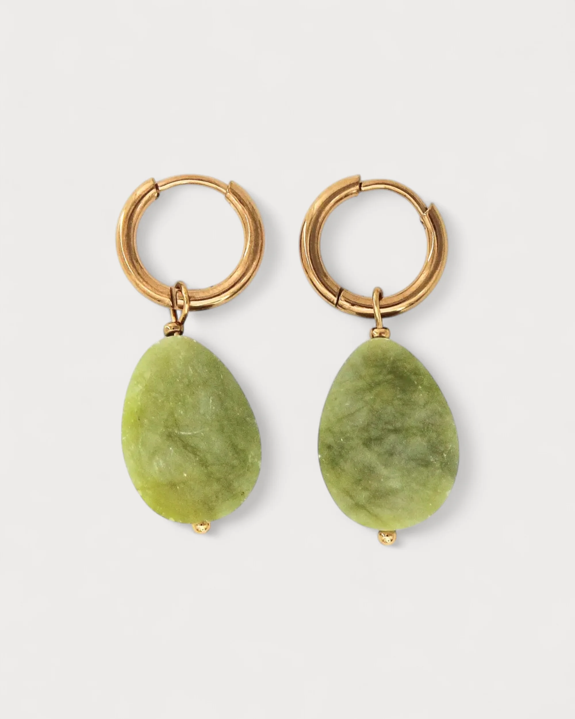Lieze - Boucles d'oreilles - Pierre naturelle - Acier inoxydable - Image 6
