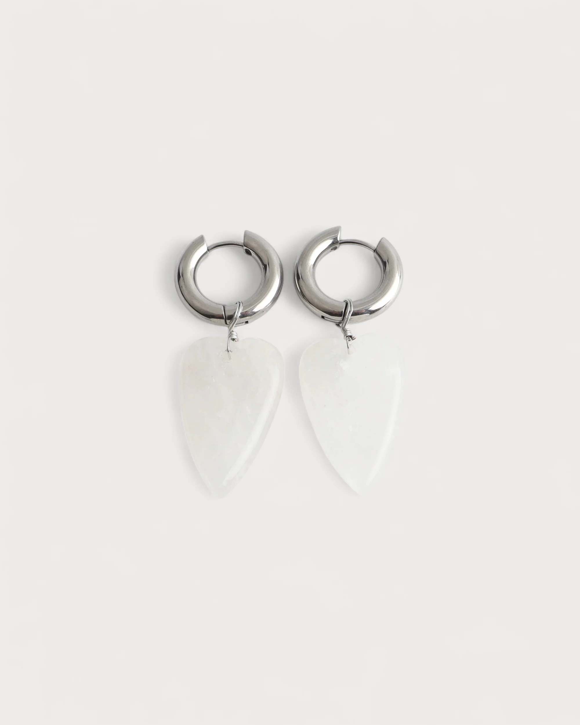 Louna - Boucles d'oreilles - Pierre naturelle - Acier inoxydable - Image 3