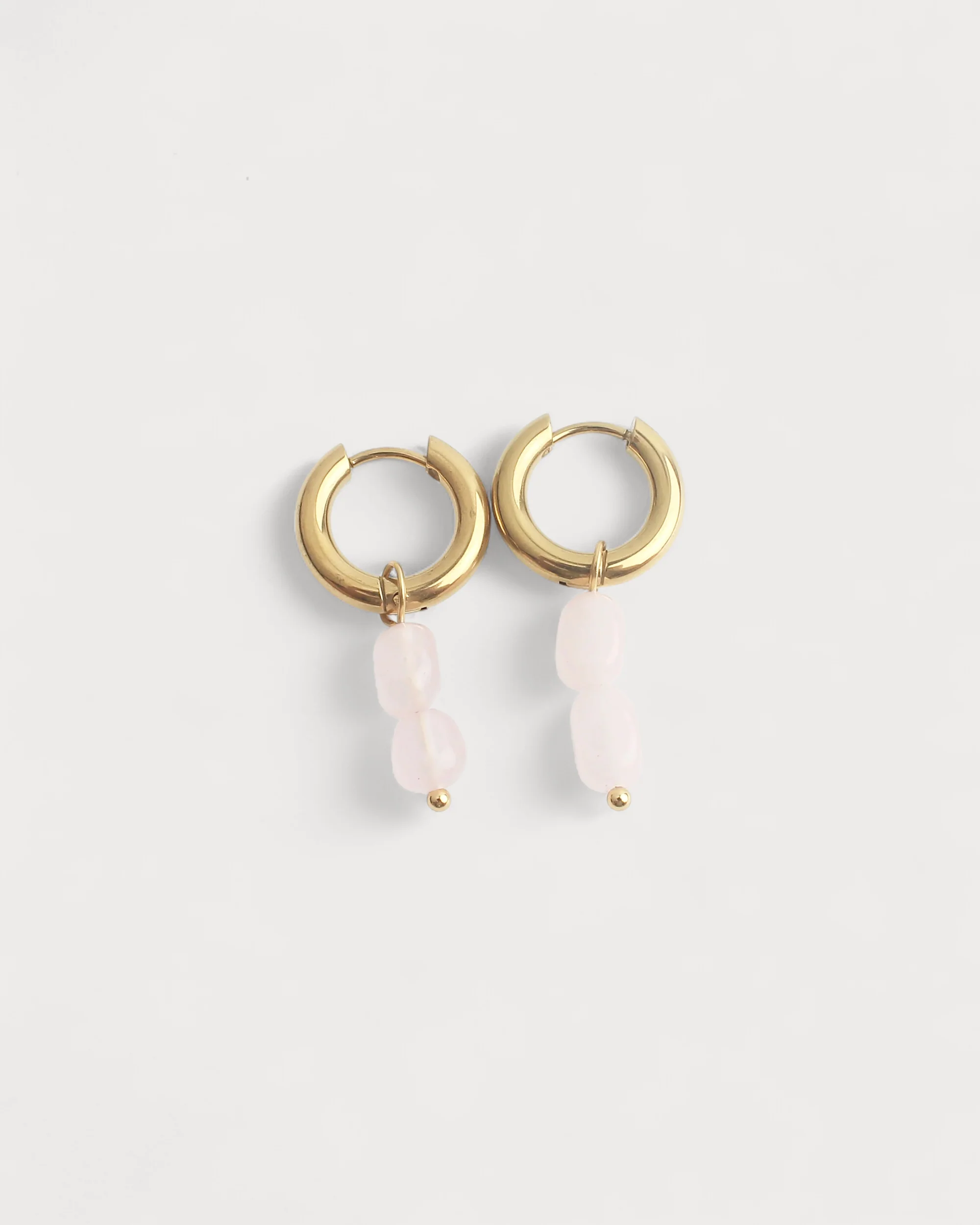 Maartje - Boucles d'oreilles - Pierre naturelle - Acier inoxydable