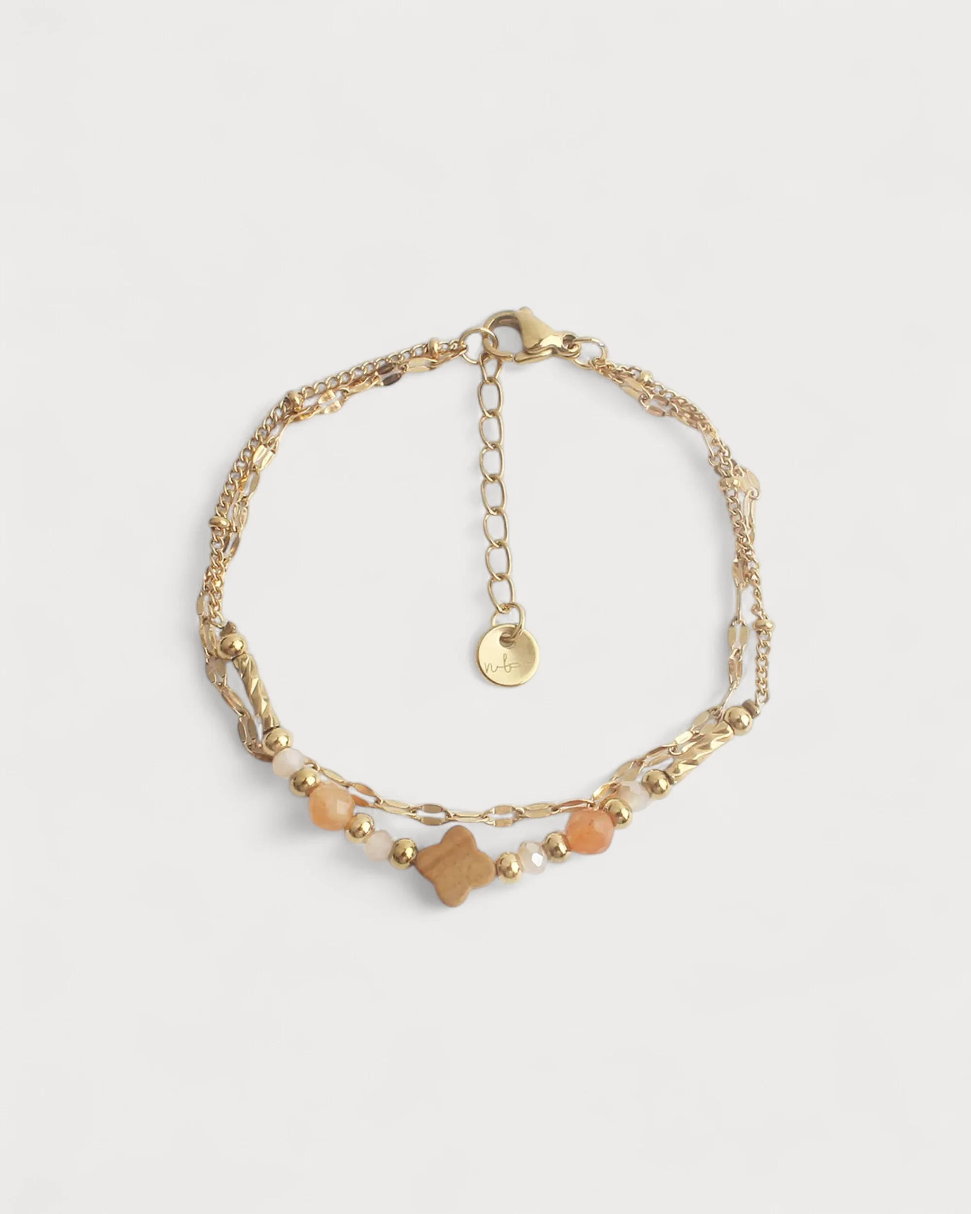 Madeleine - Bracelet - Pierre naturelle - Acier inoxydable - Image 3