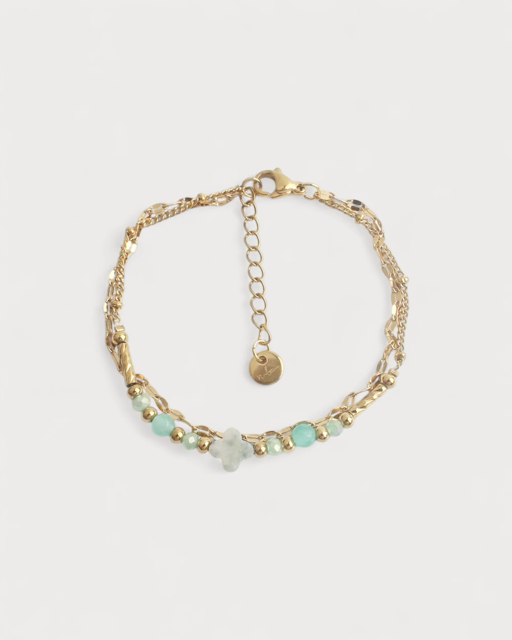 Madeleine - Bracelet - Pierre naturelle - Acier inoxydable - Image 5