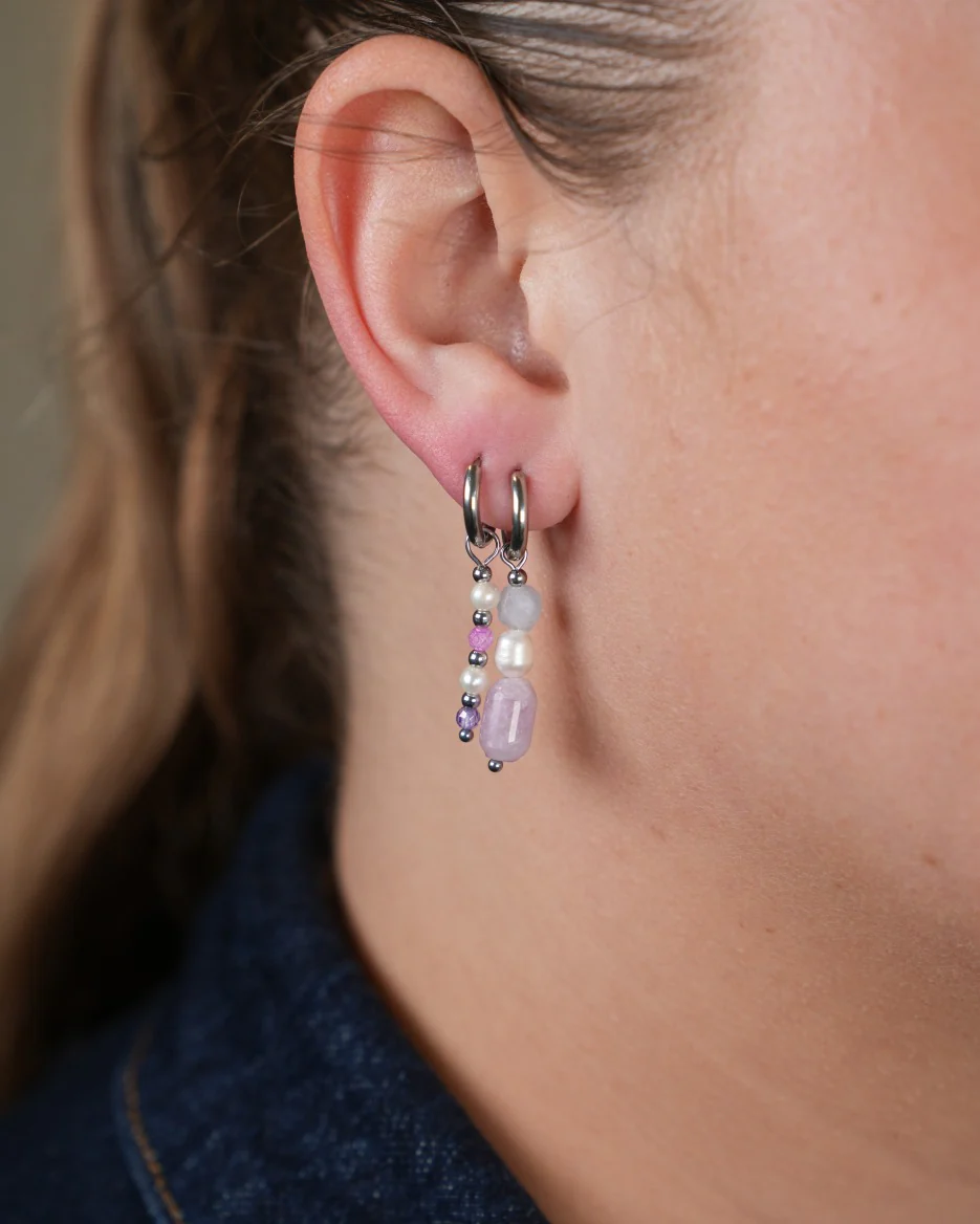 Marella - Boucles d'oreilles - Acier inoxydable - Image 4