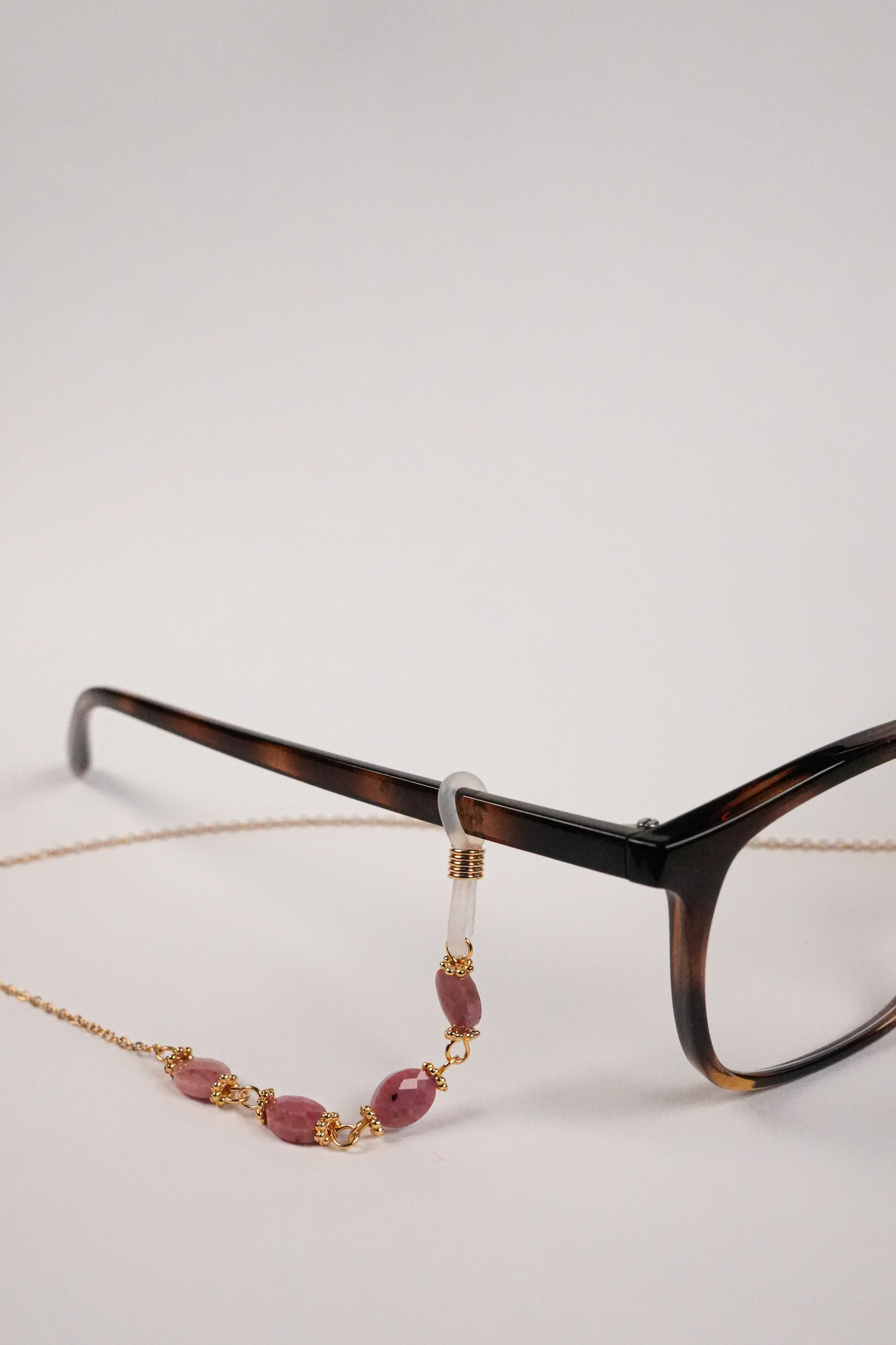 Marigold - Cordon pour lunettes - Pierre naturelle - Acier inoxydable - Image 11
