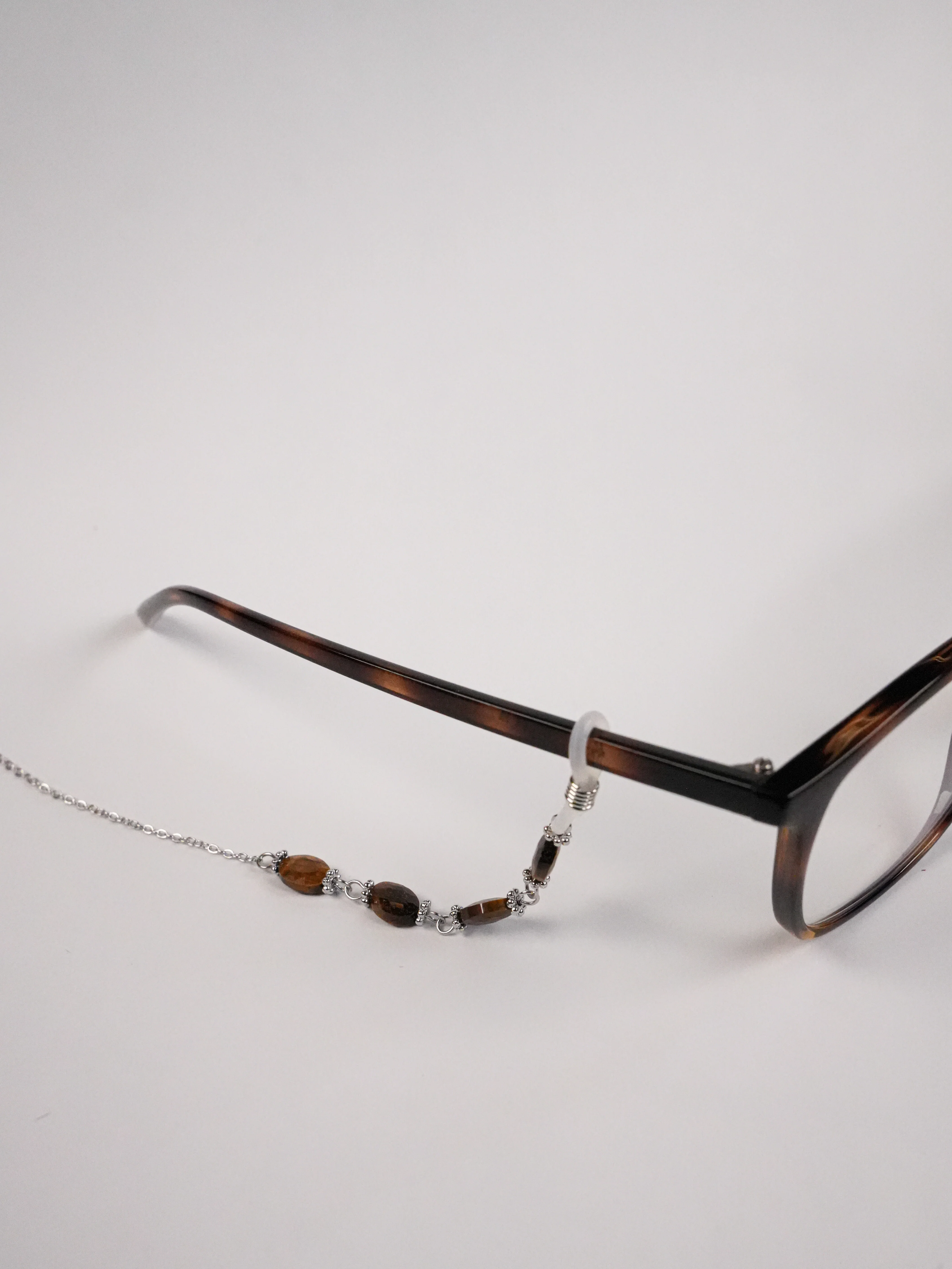 Marigold - Cordon pour lunettes - Pierre naturelle - Acier inoxydable - Image 4