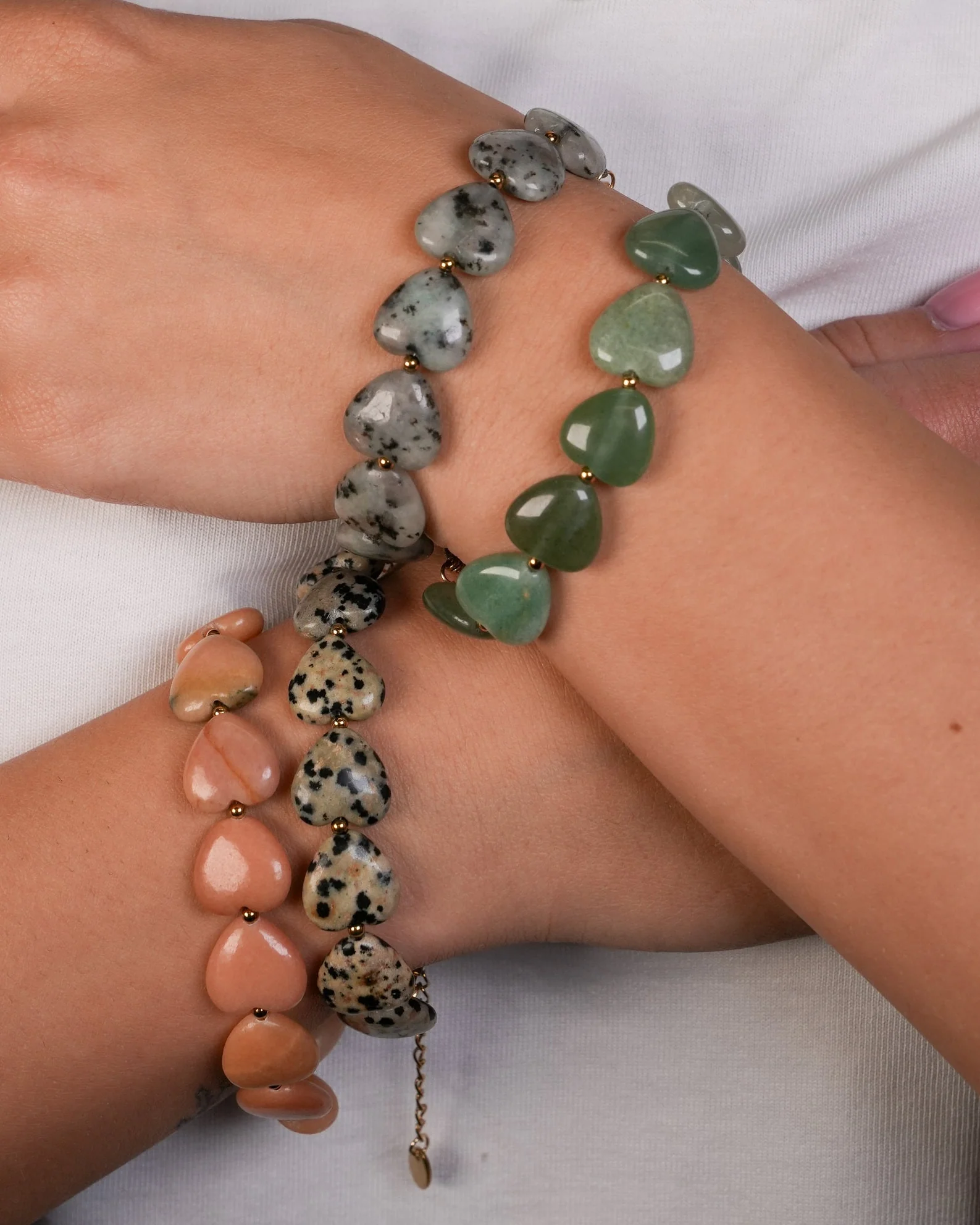 Marije - Bracelet - Pierre naturelle - Acier inoxydable - Image 2