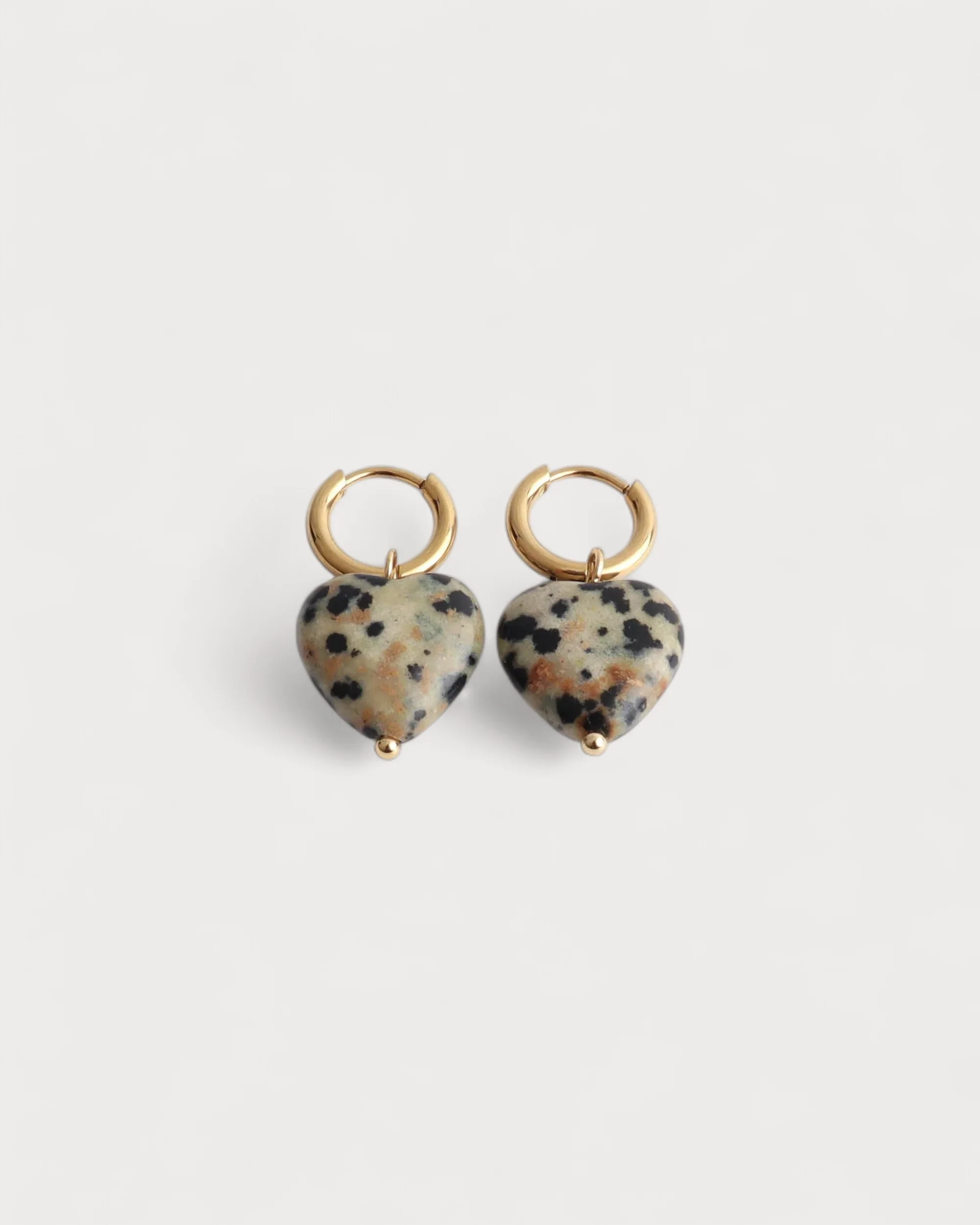 Marije - Boucles d'oreilles - Pierre naturelle - Acier inoxydable