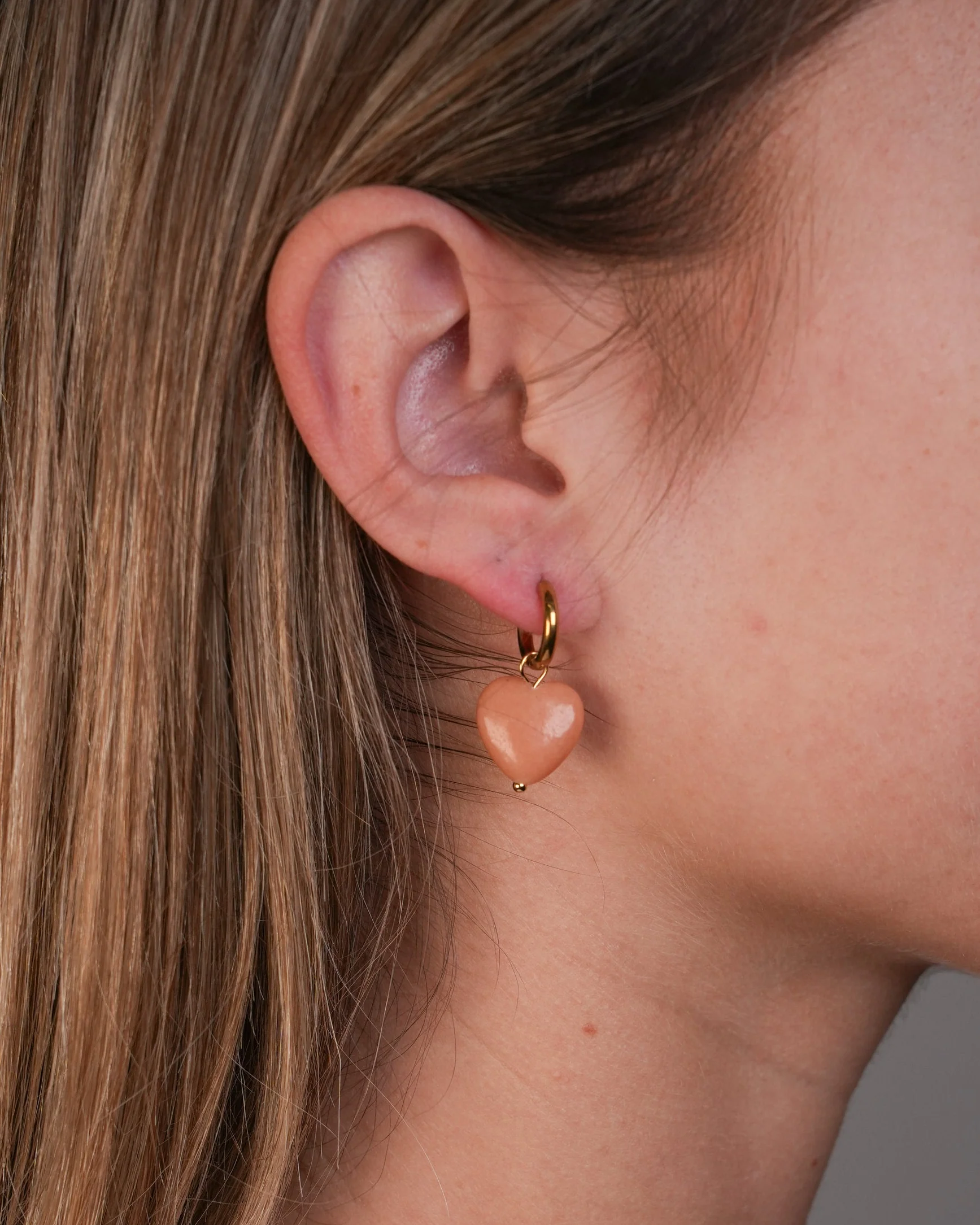 Marije - Boucles d'oreilles - Pierre naturelle - Acier inoxydable - Image 14