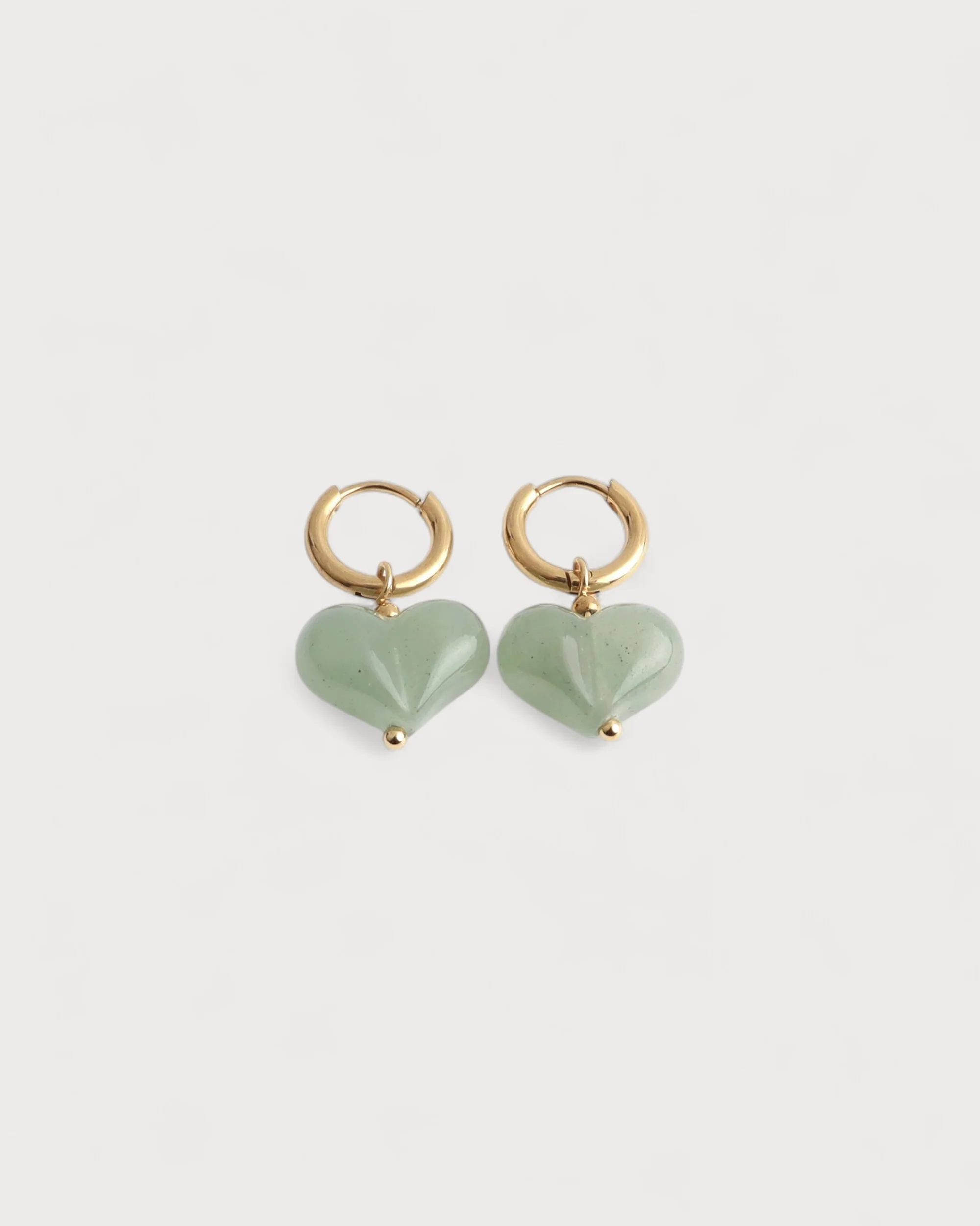 Maylin - Boucles d'oreilles - Pierre naturelle - Acier inoxydable