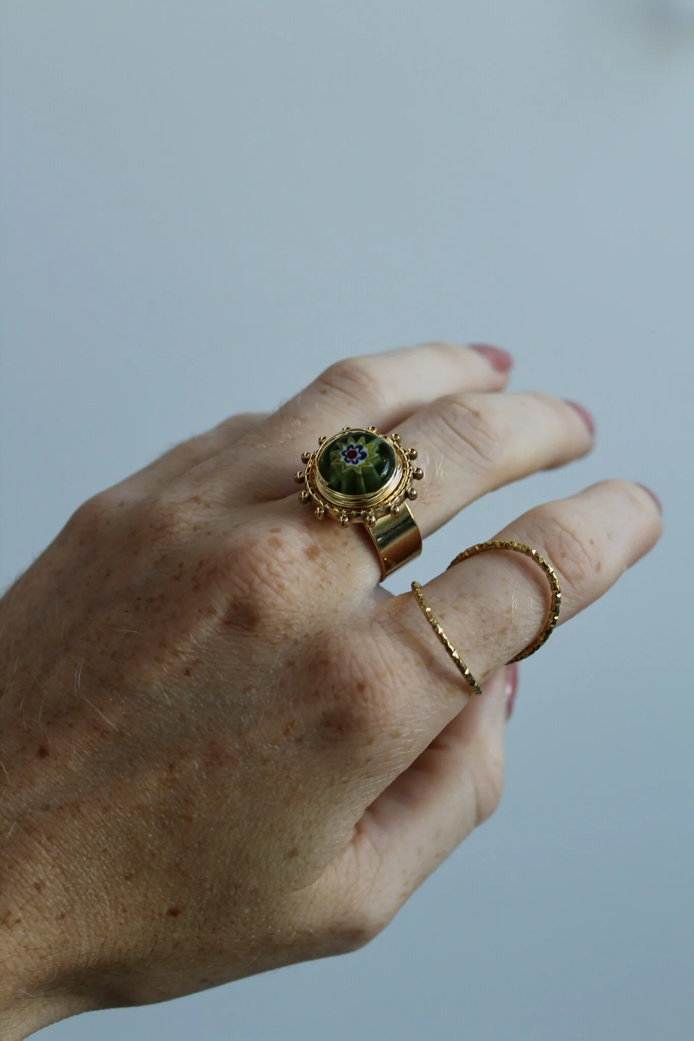 Mette - Bague - Acier inoxydable - Ajustable - Image 4