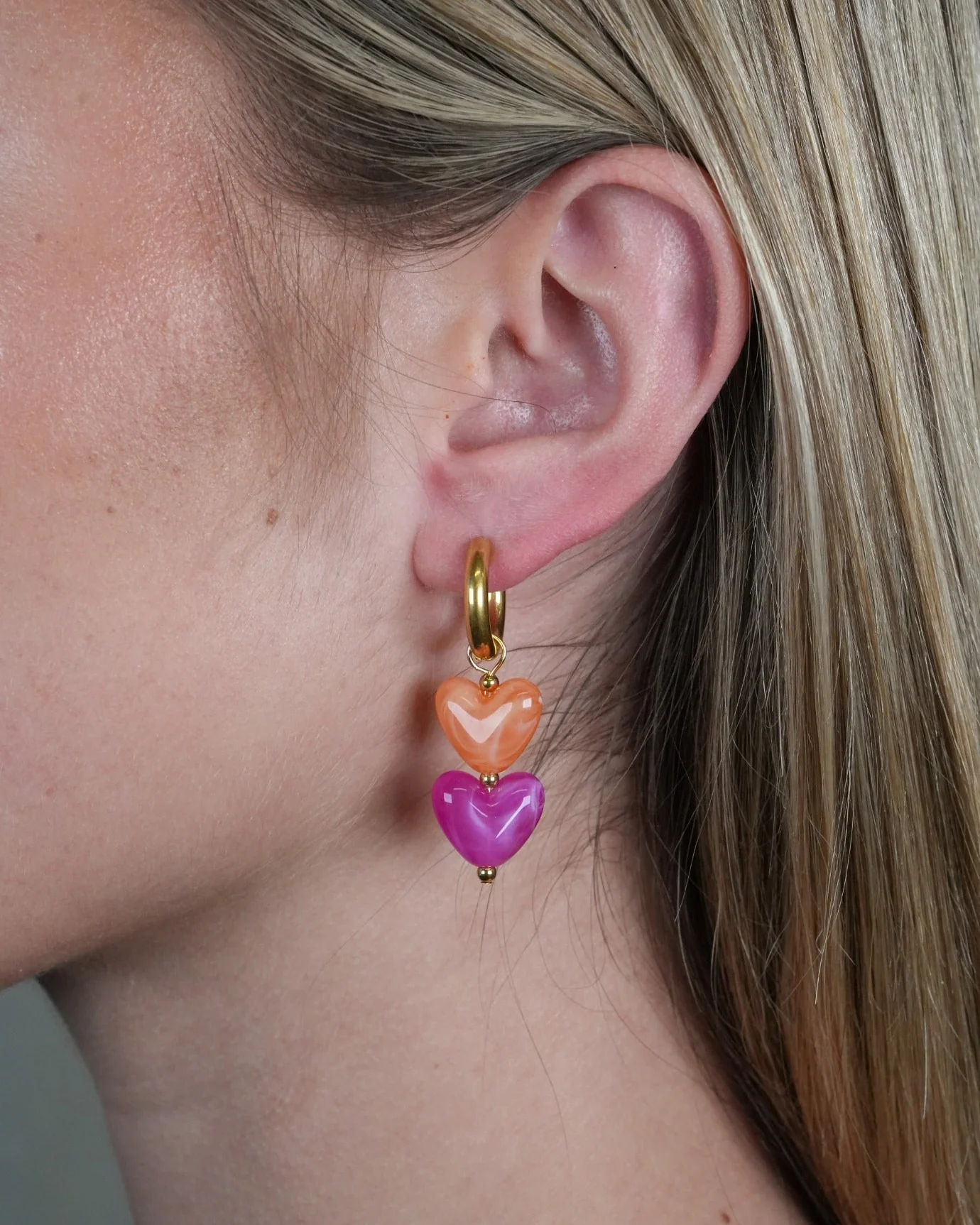 Milena - Boucles d'oreilles - Acier inoxydable - Image 2