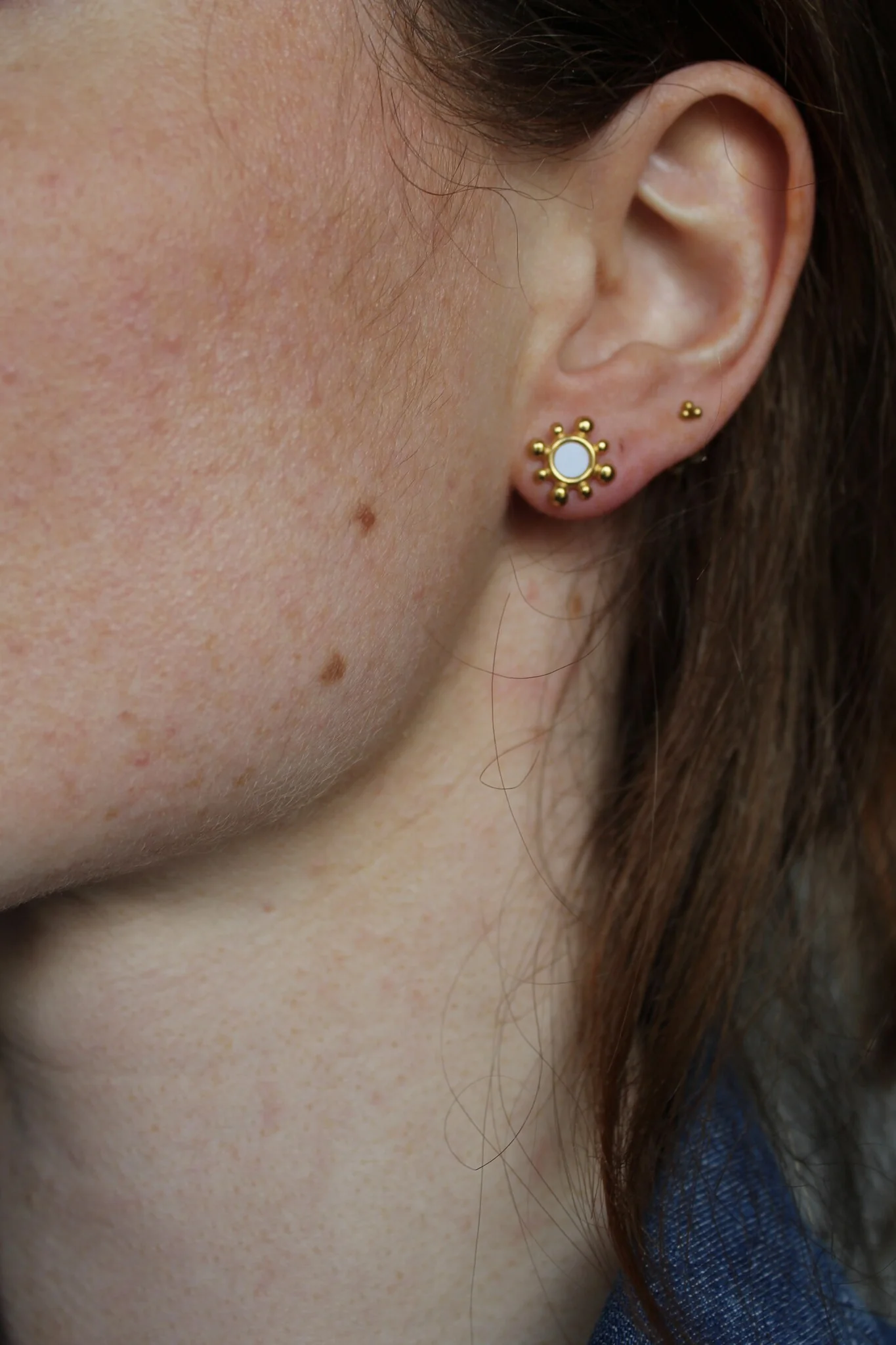 Mina - Clou - Boucles d'oreilles - Acier inoxydable - Image 2