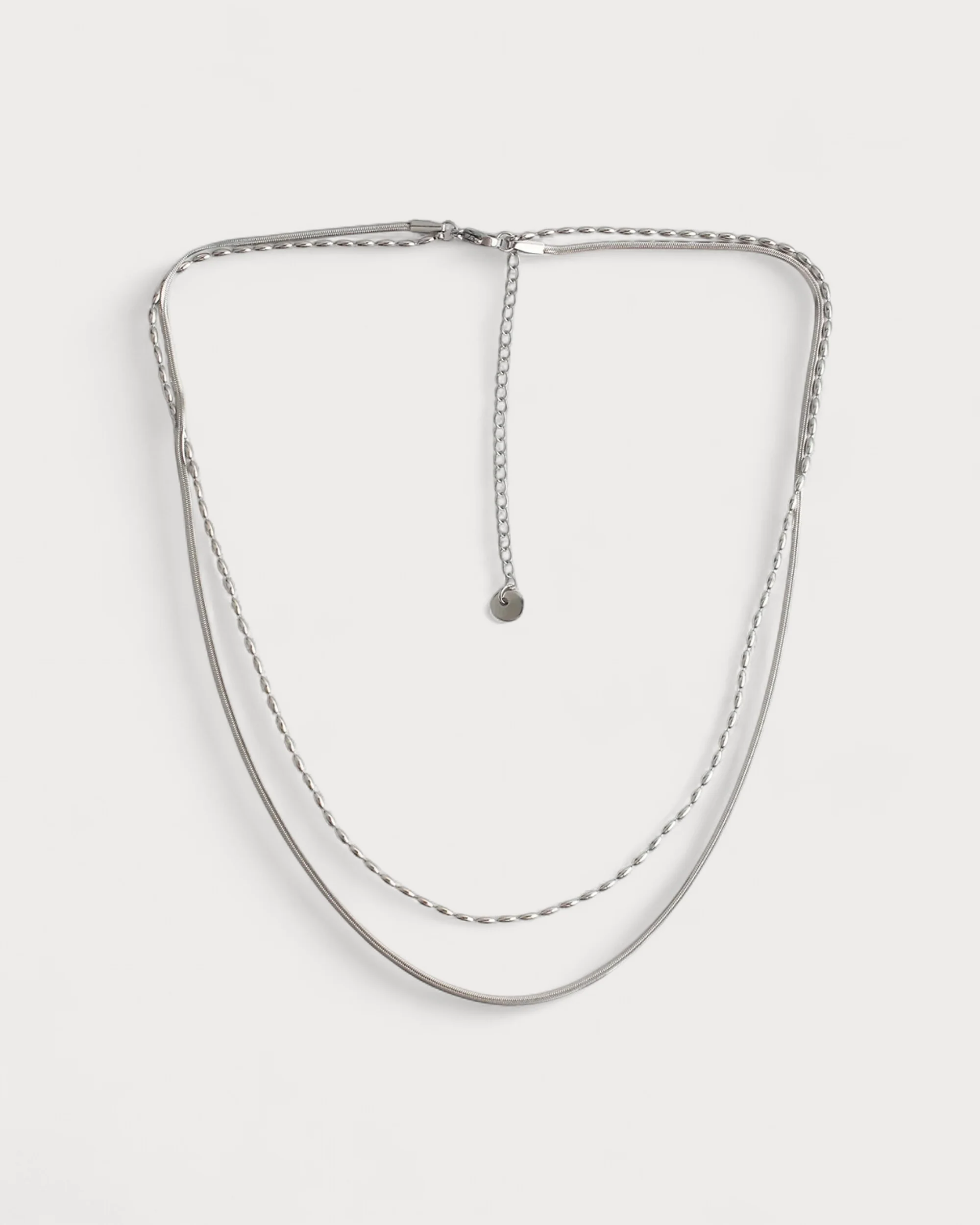 Minimaliste - Collier - 2 plis - Acier inoxydable - Image 8