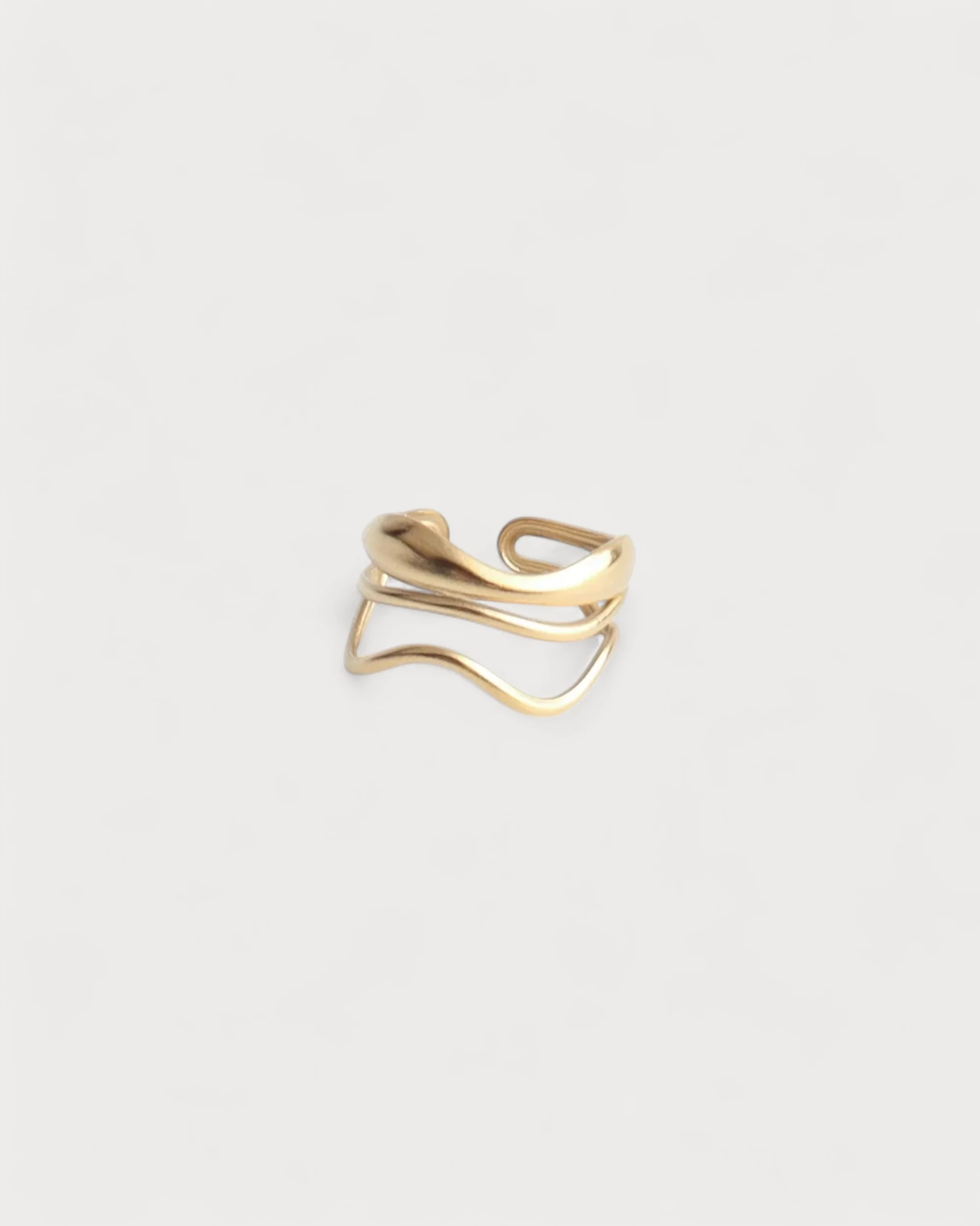 Montaigne - Bague - Acier inoxydable - Ajustable