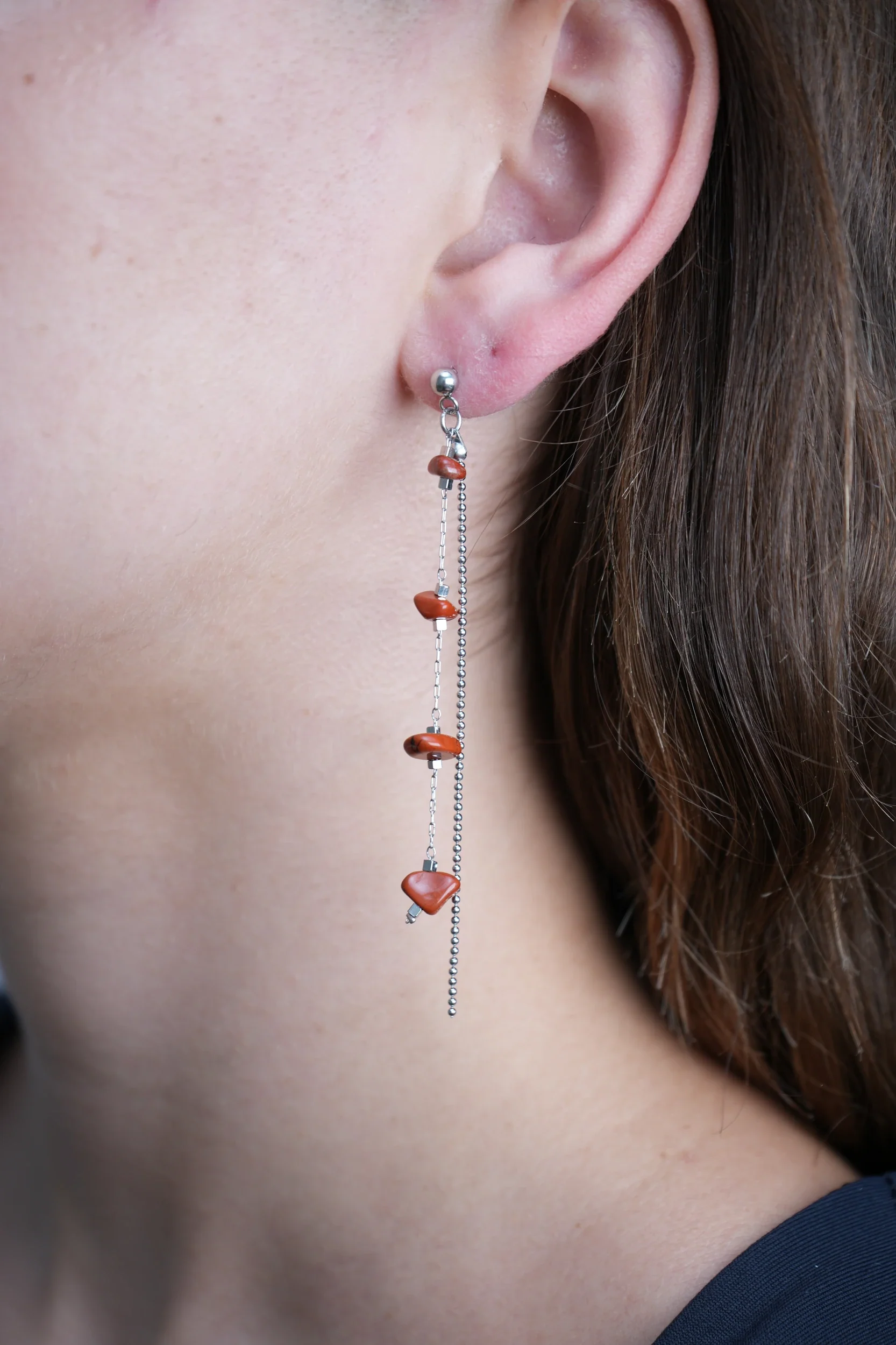 Naima - Boucles d'oreilles - Acier inoxydable - Image 23