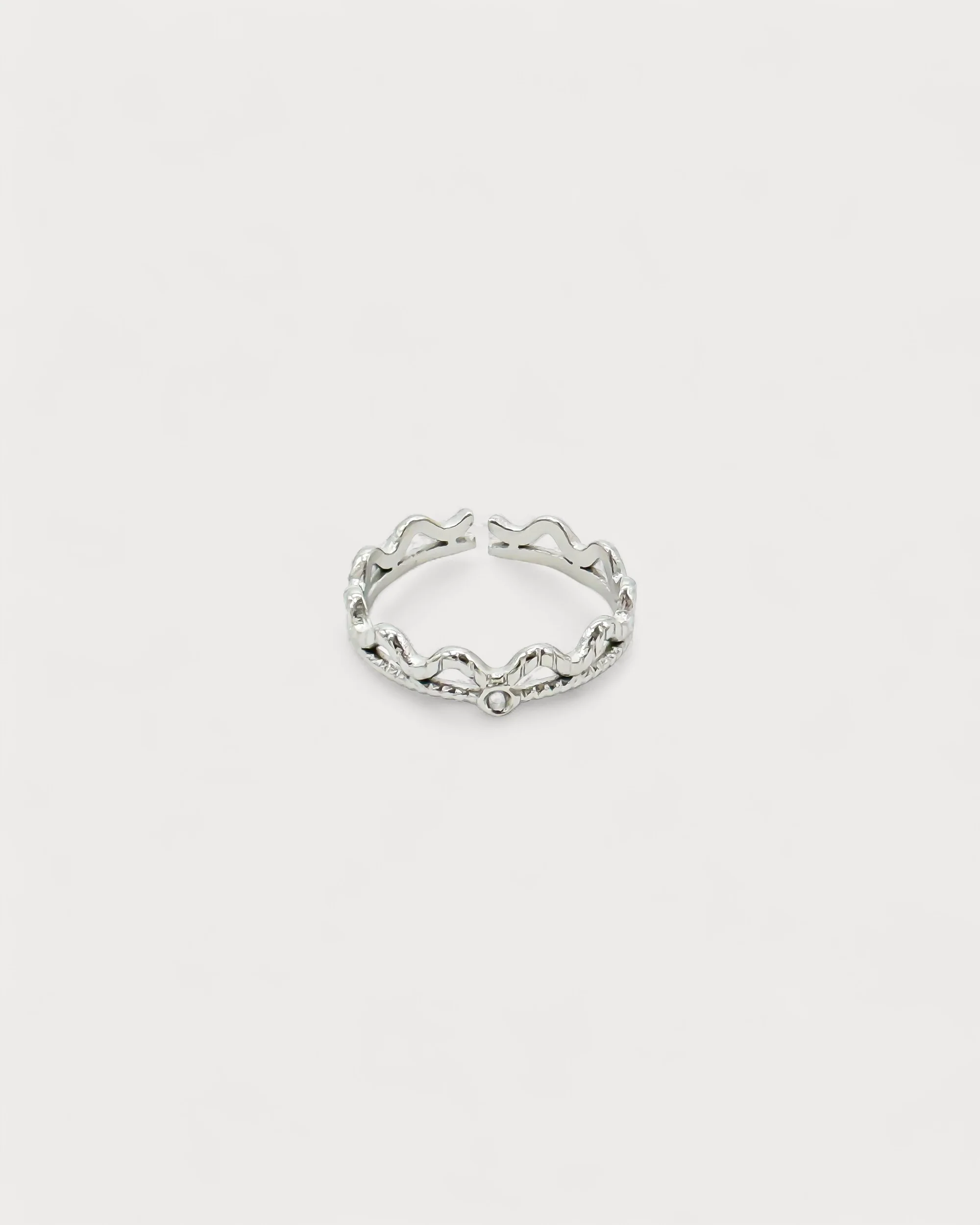 Noor - Bague - Acier inoxydable - Ajustable - Image 3