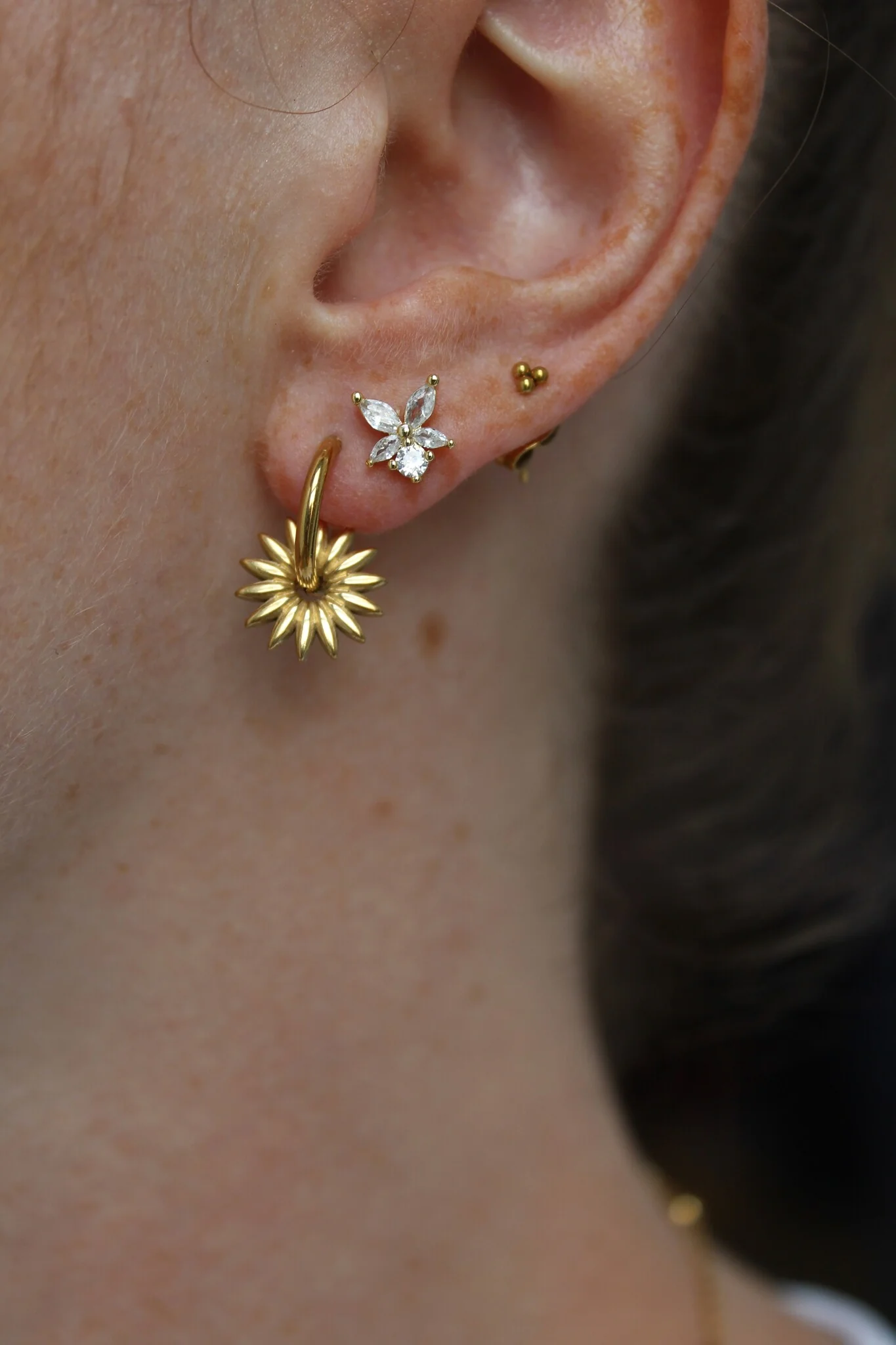 Nora - Clou - Boucles d'oreilles - Acier inoxydable - Image 2