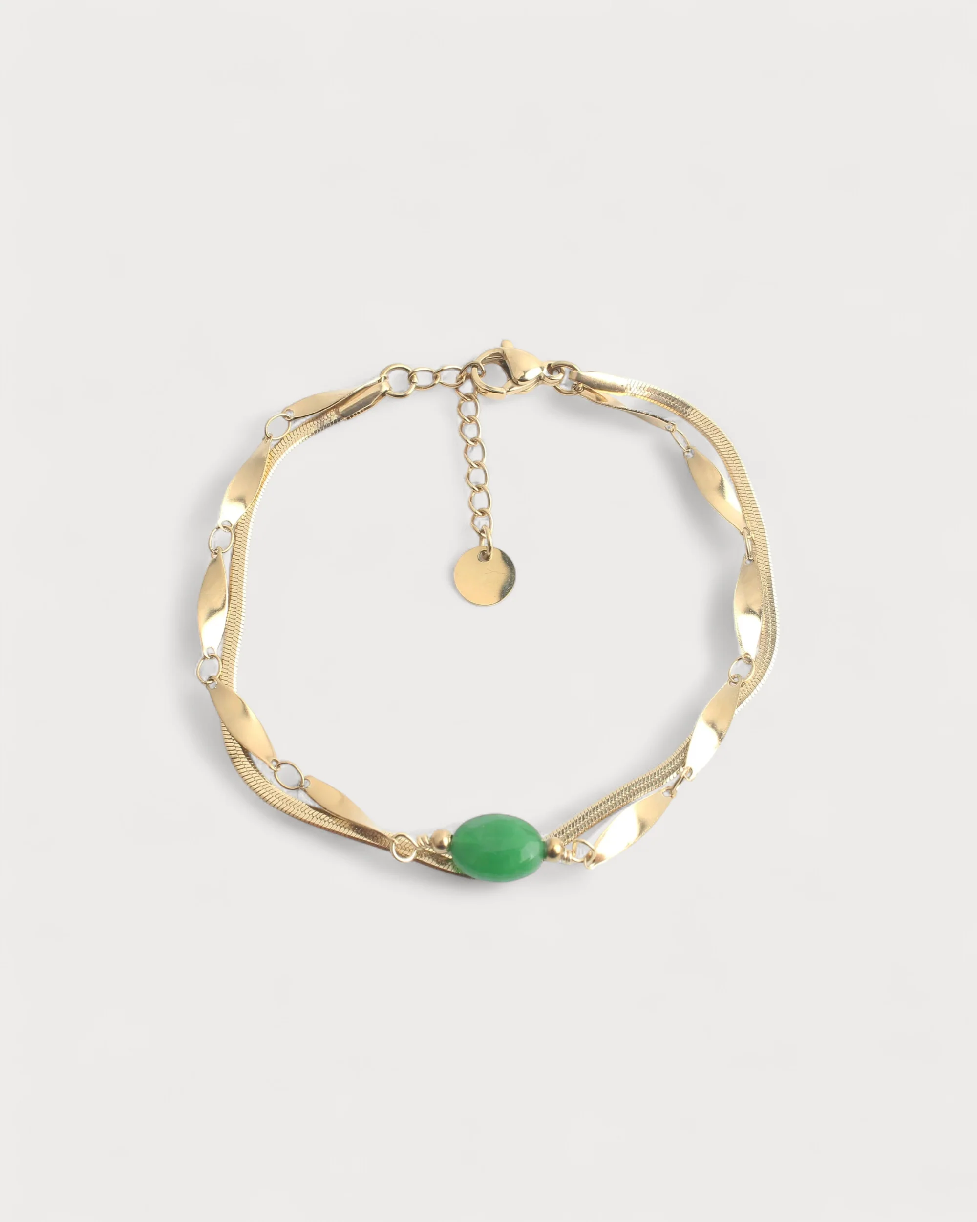 Noralie - Bracelet - Pierre naturelle - Acier inoxydable