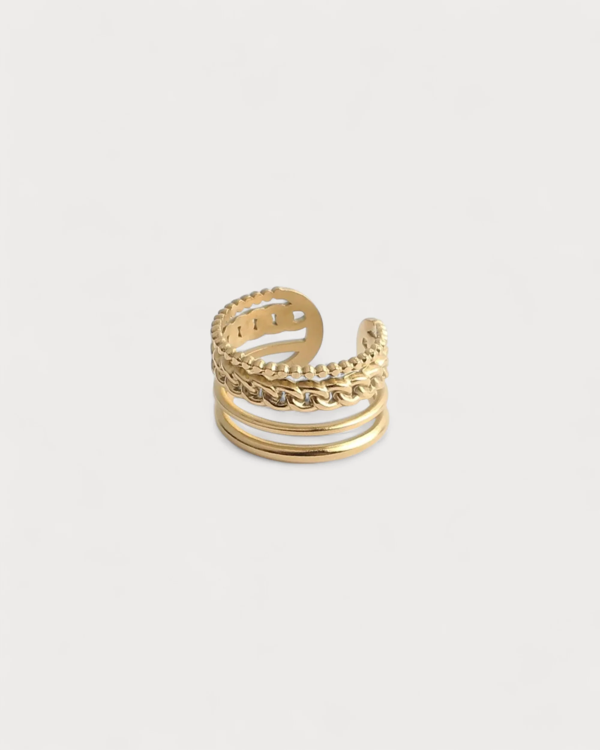 Nore - Bague - Acier inoxydable - Ajustable