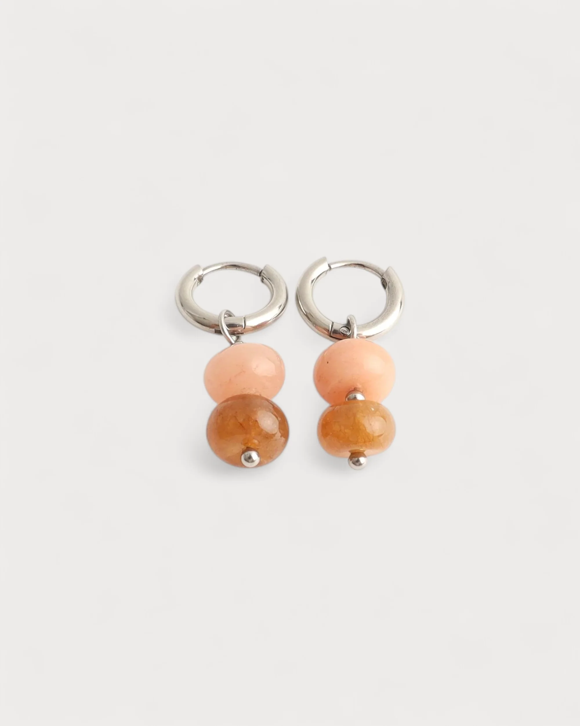 Odiane - Boucles d'oreilles - Pierre naturelle - Acier inoxydable - Image 3