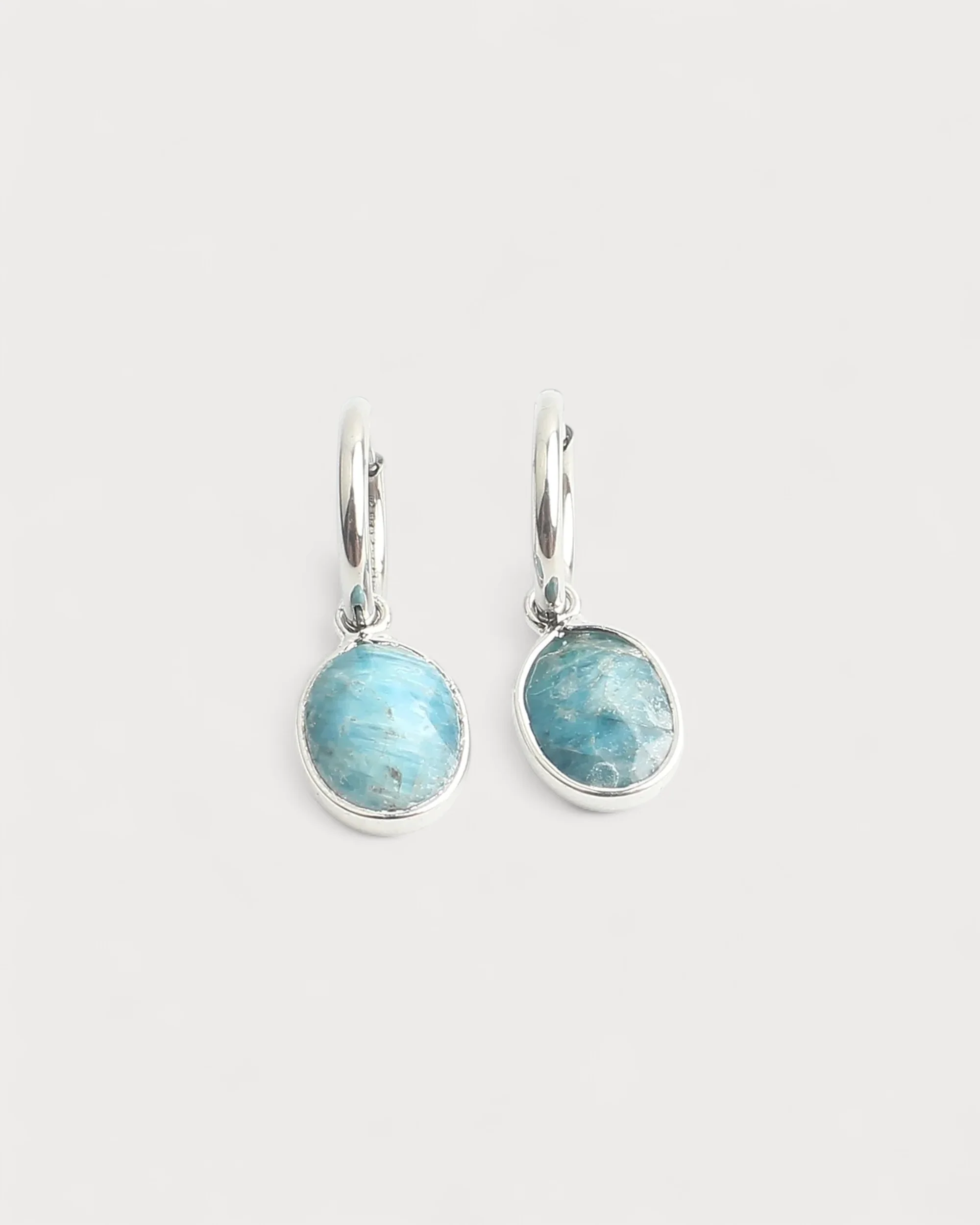 Ovally - Boucles d'oreilles - Pierre naturelle - Acier inoxydable - Image 3