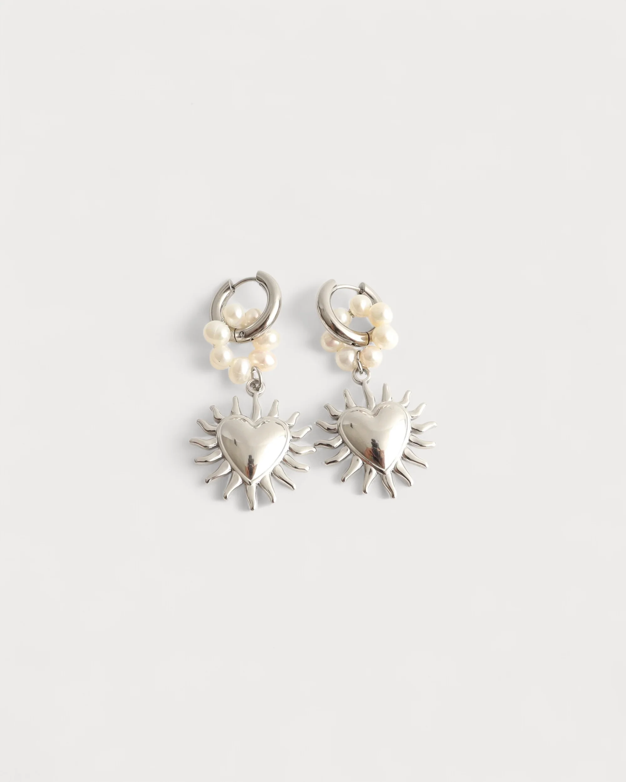 Pearl lover - Boucles d'oreilles - Acier inoxydable - Image 3
