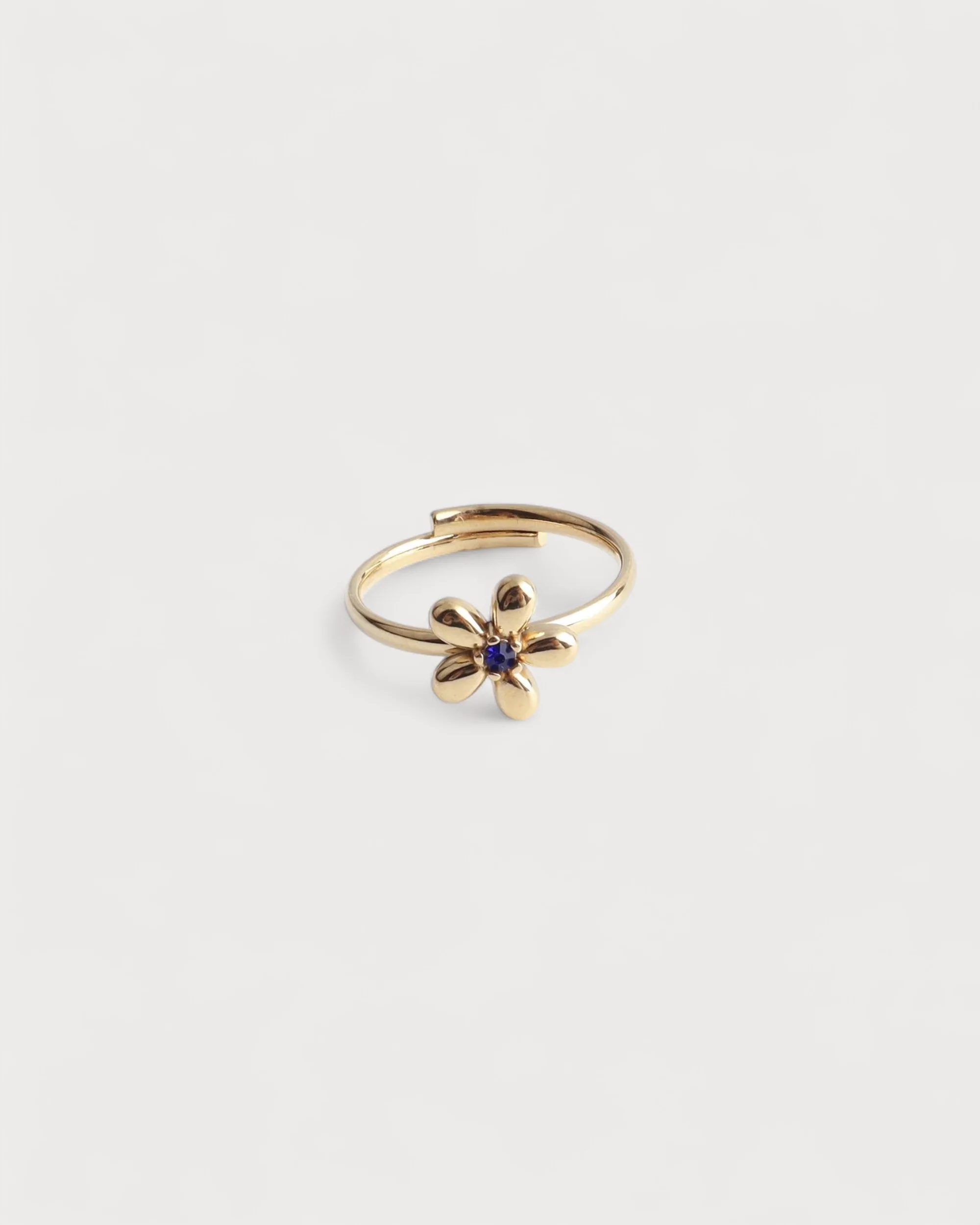 Poppy - Bague - Acier inoxydable - Ajustable