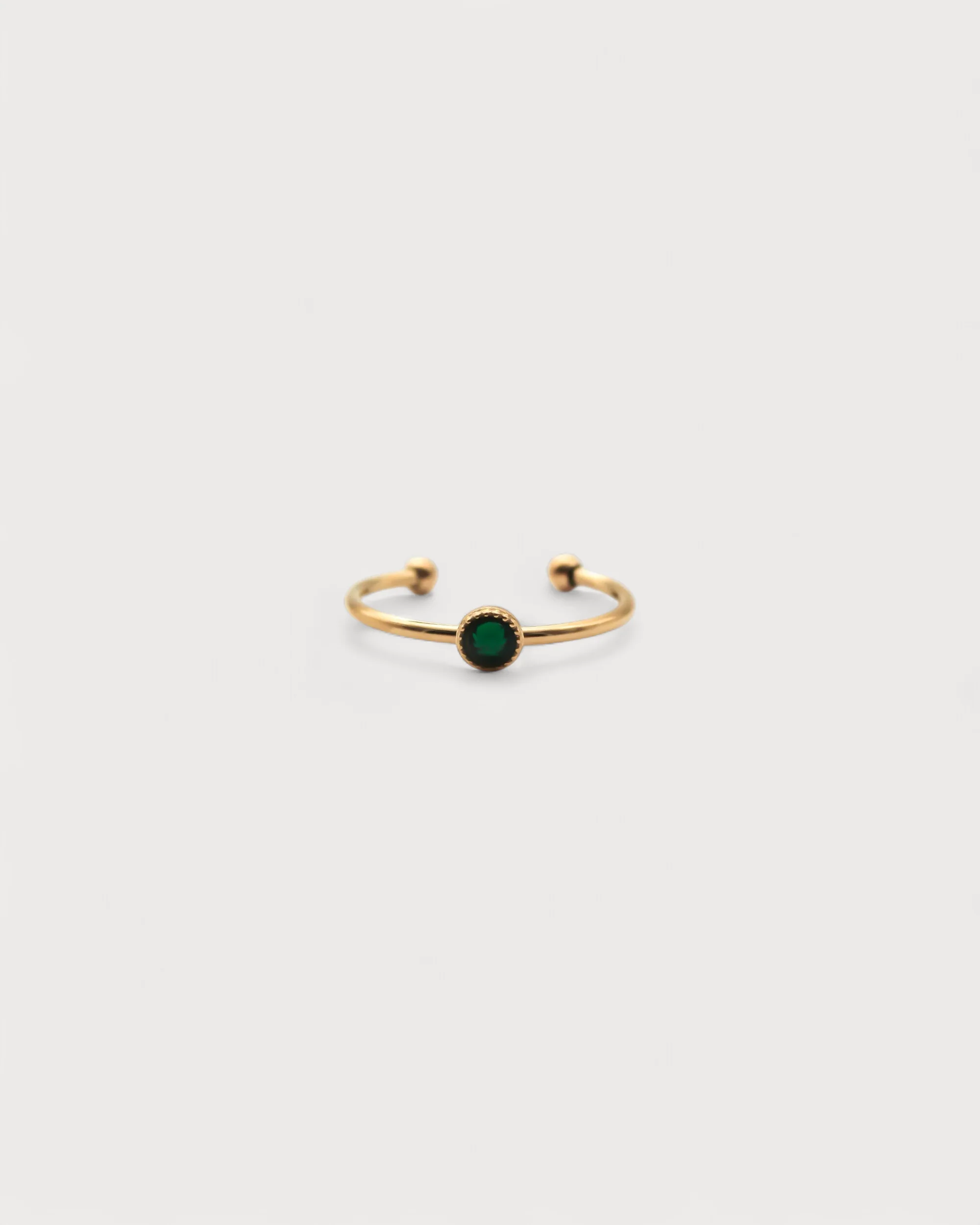 Strass - Bague - Acier inoxydable - Ajustable