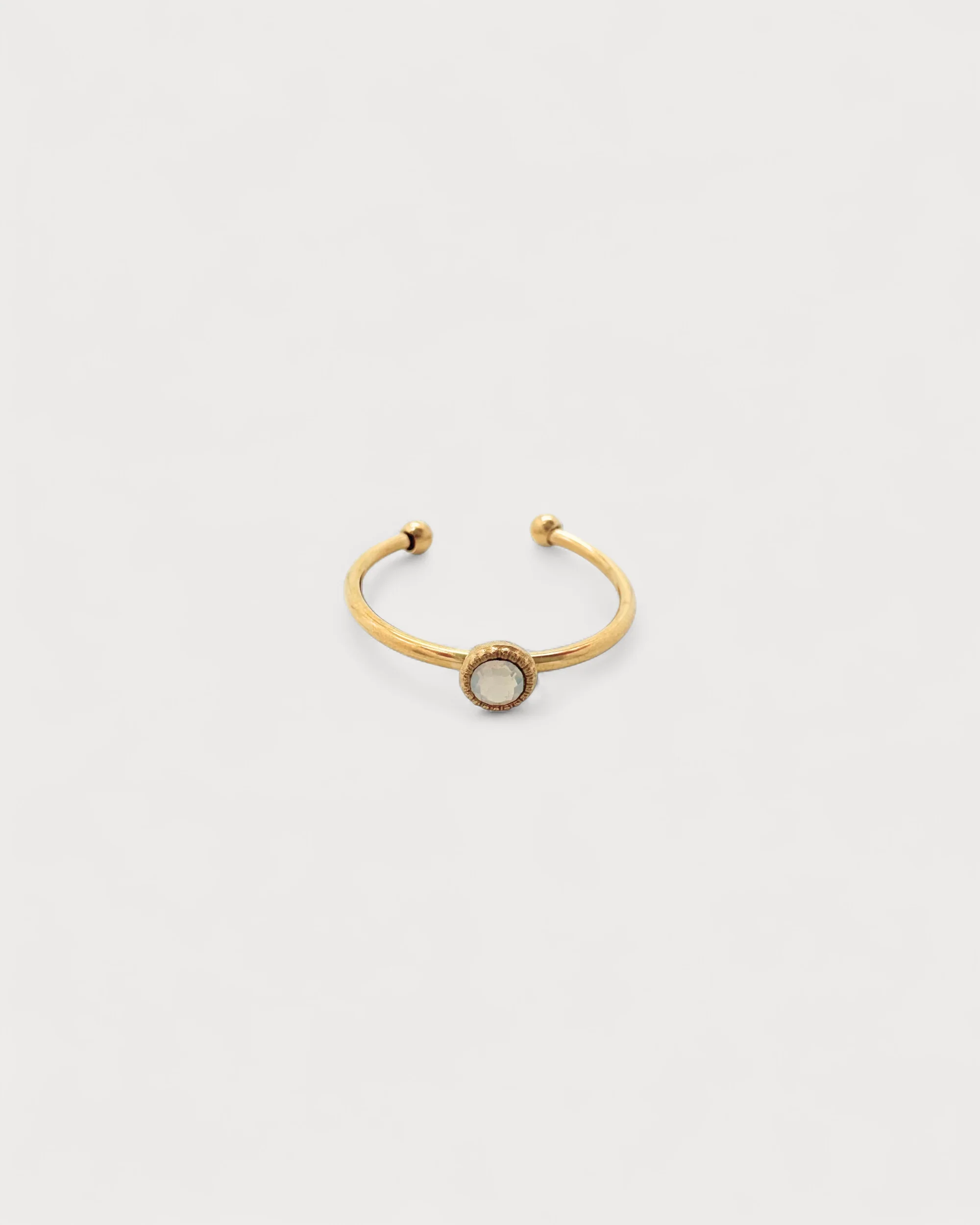 Strass - Bague - Acier inoxydable - Ajustable - Image 4