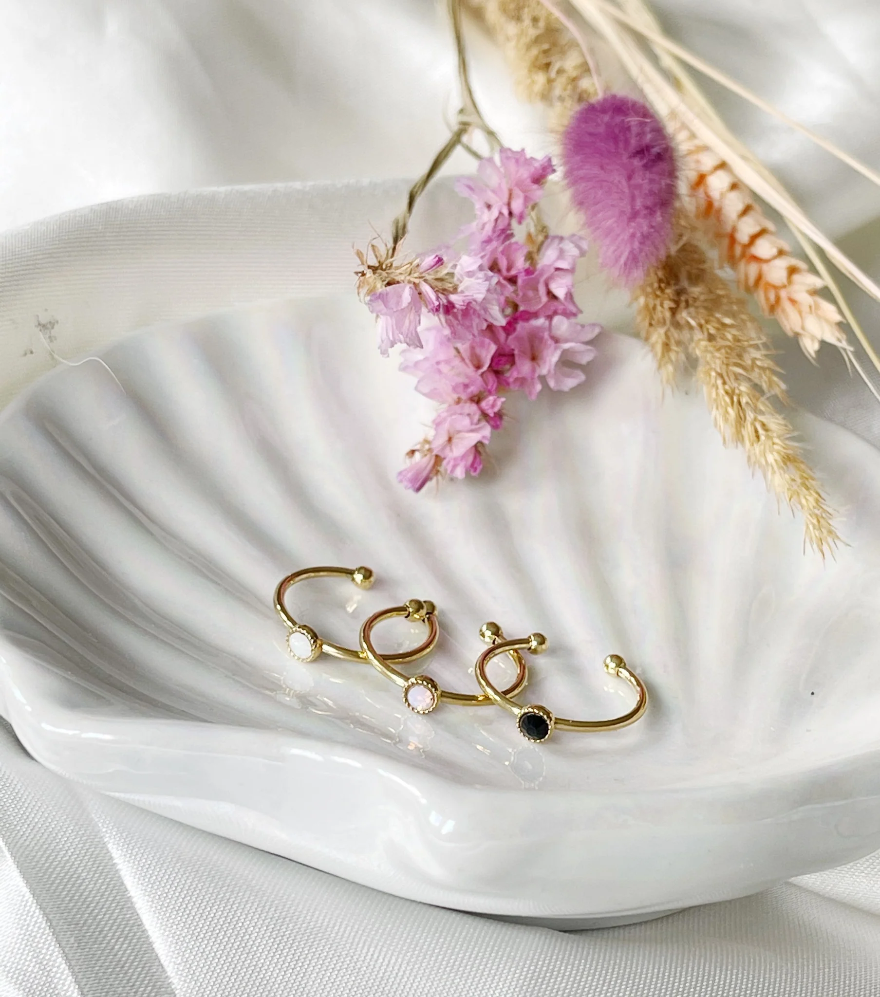 Strass - Bague - Acier inoxydable - Ajustable - Image 9