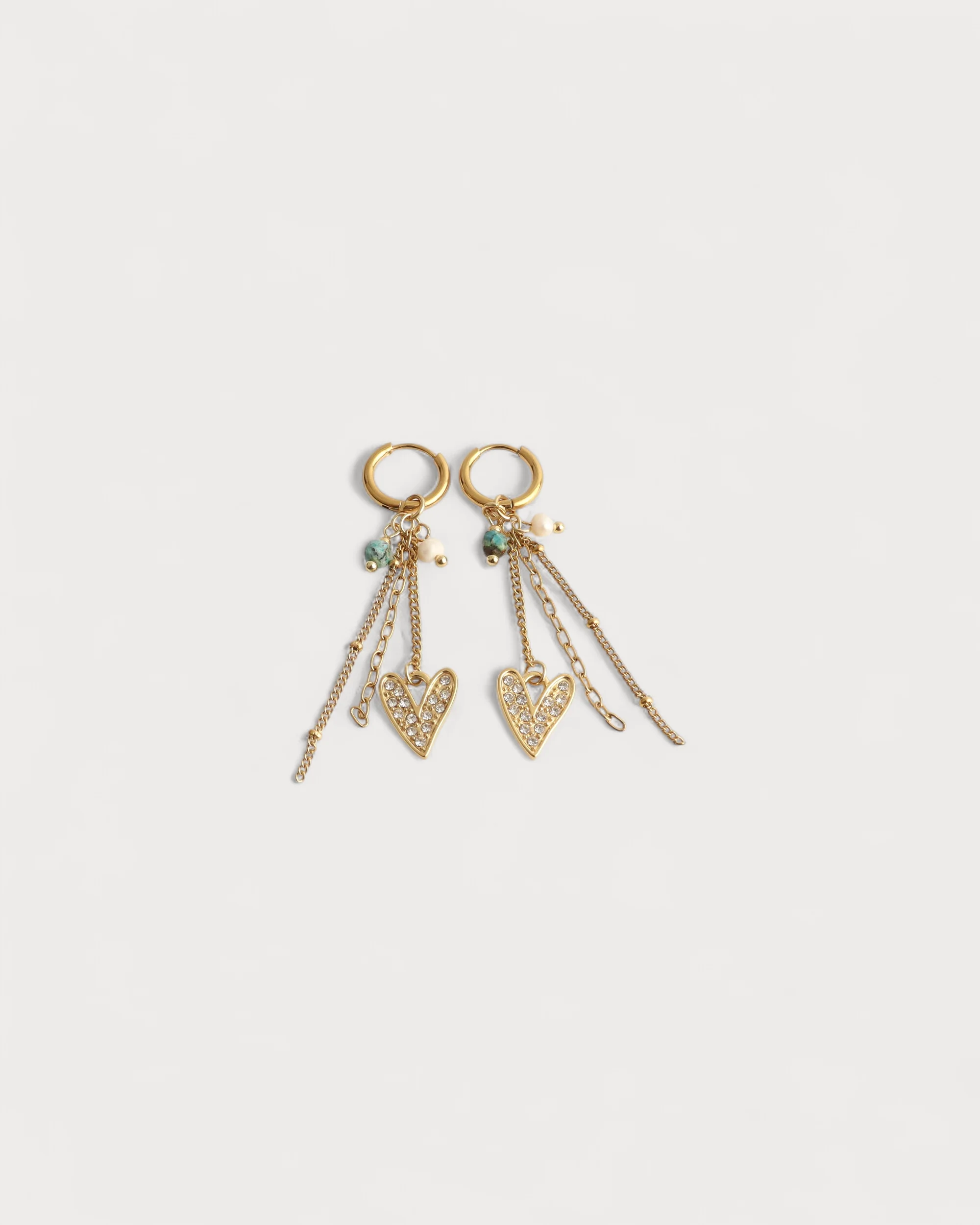 Rosaliea - Boucles d'oreilles - Acier inoxydable